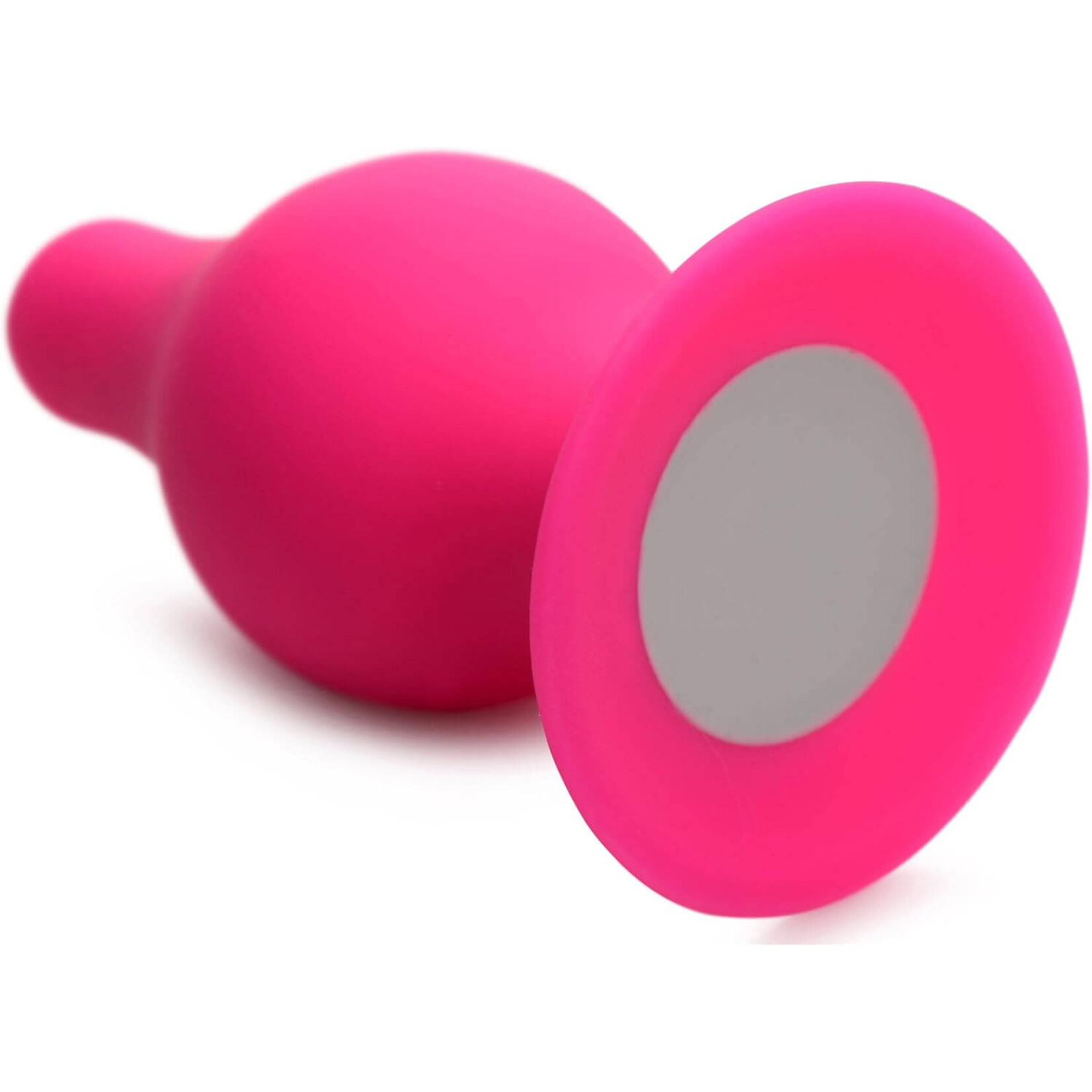 XR Brands Squeeze-It Squeezeable Tapered Anal Plug Small-Pink