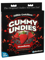 Pipedream Edible Male Gummy Undies Strawberry
