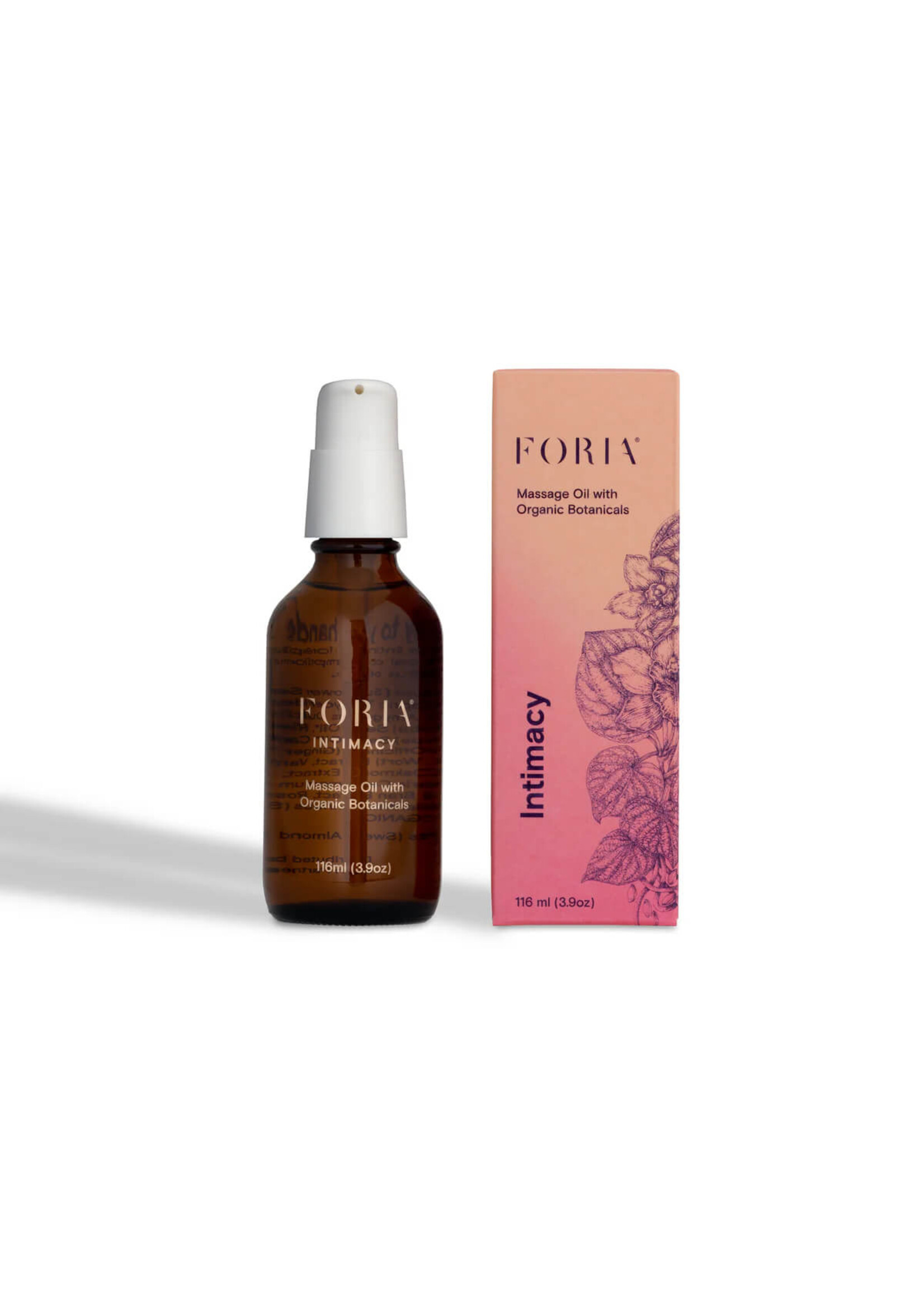 Foria Intimacy Massage Oil with Organic Botanicals