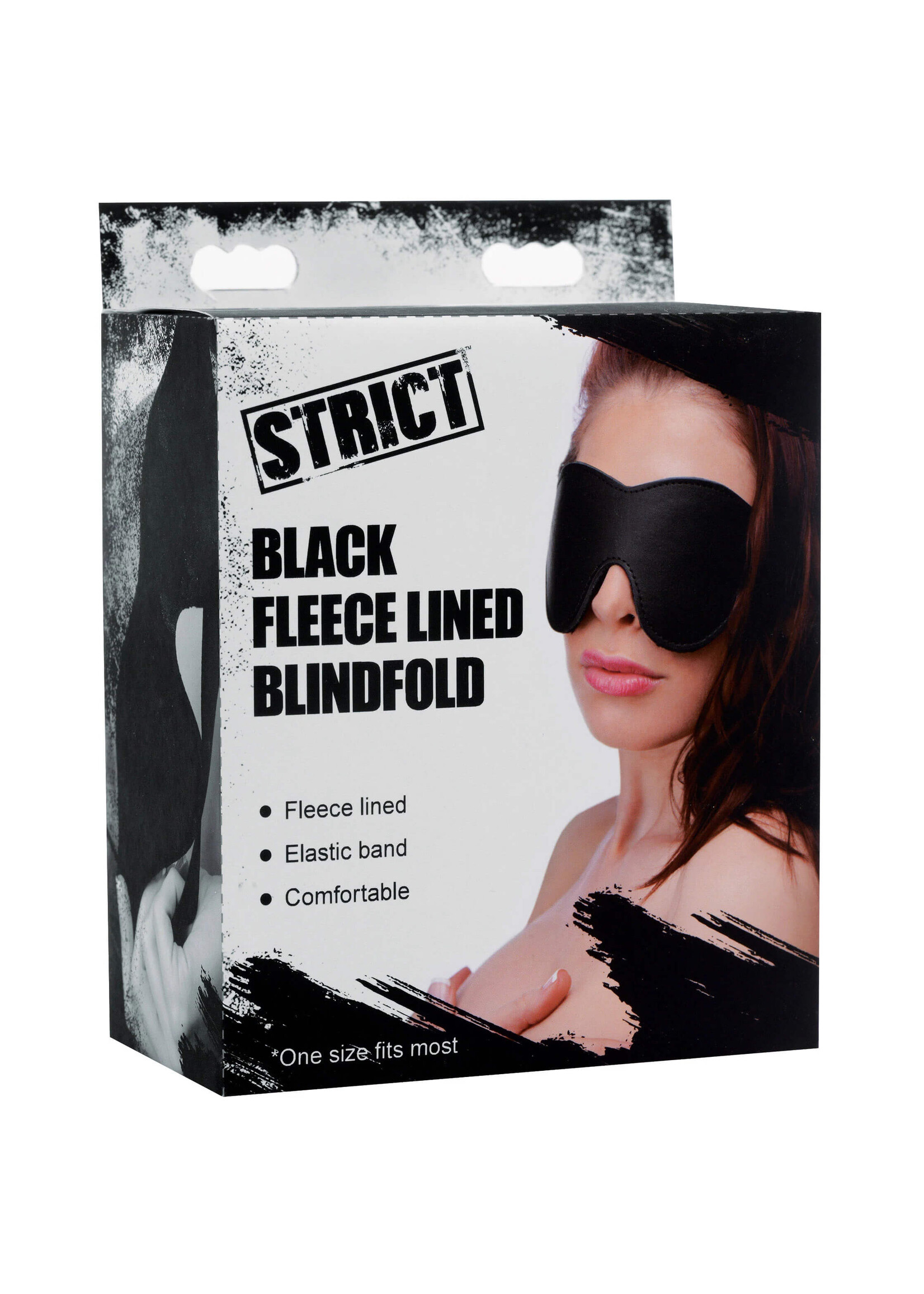 Black Fleece Lined Blindfold
