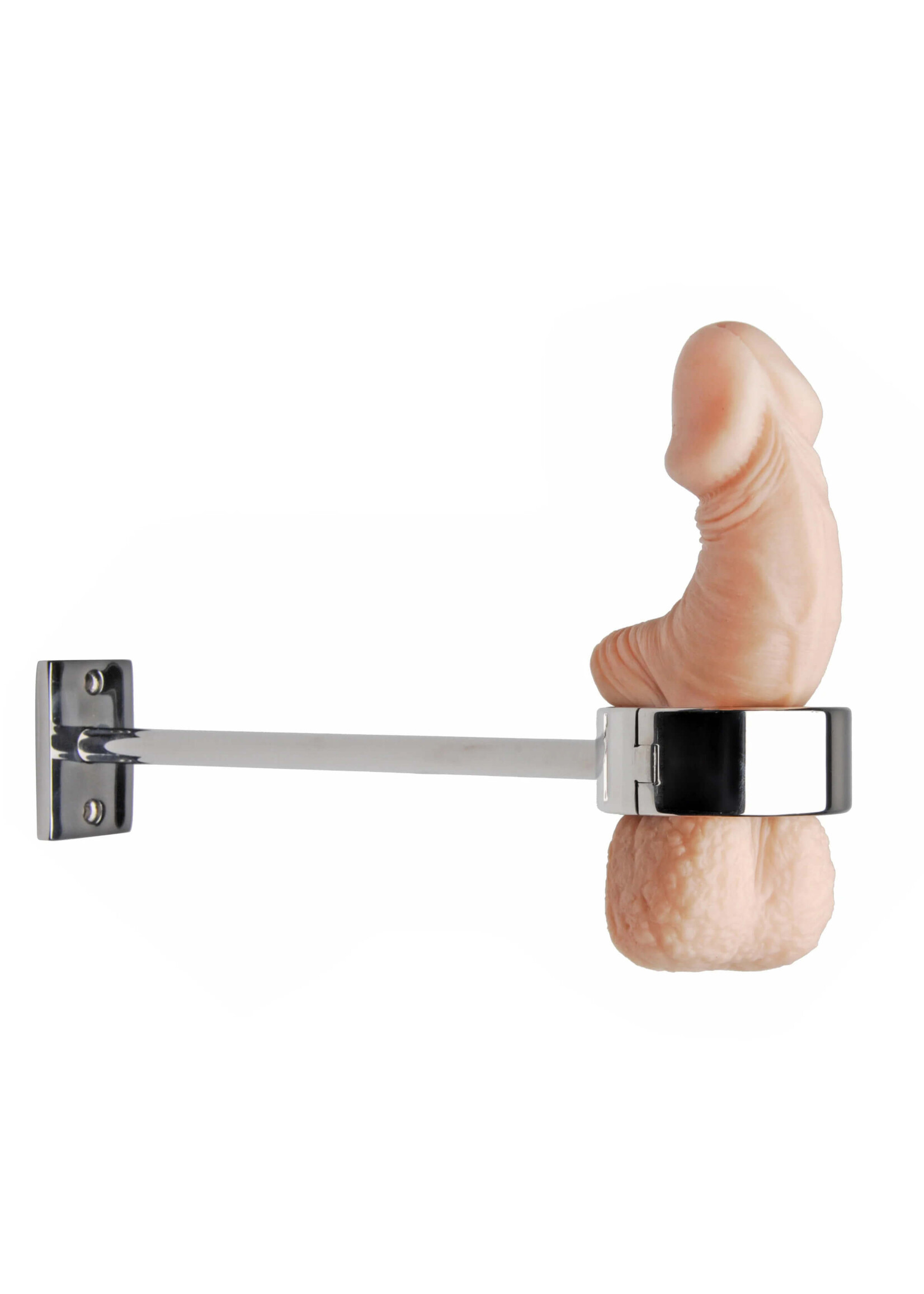 Locking Mounted CBT Scrotum Cuff with Bar