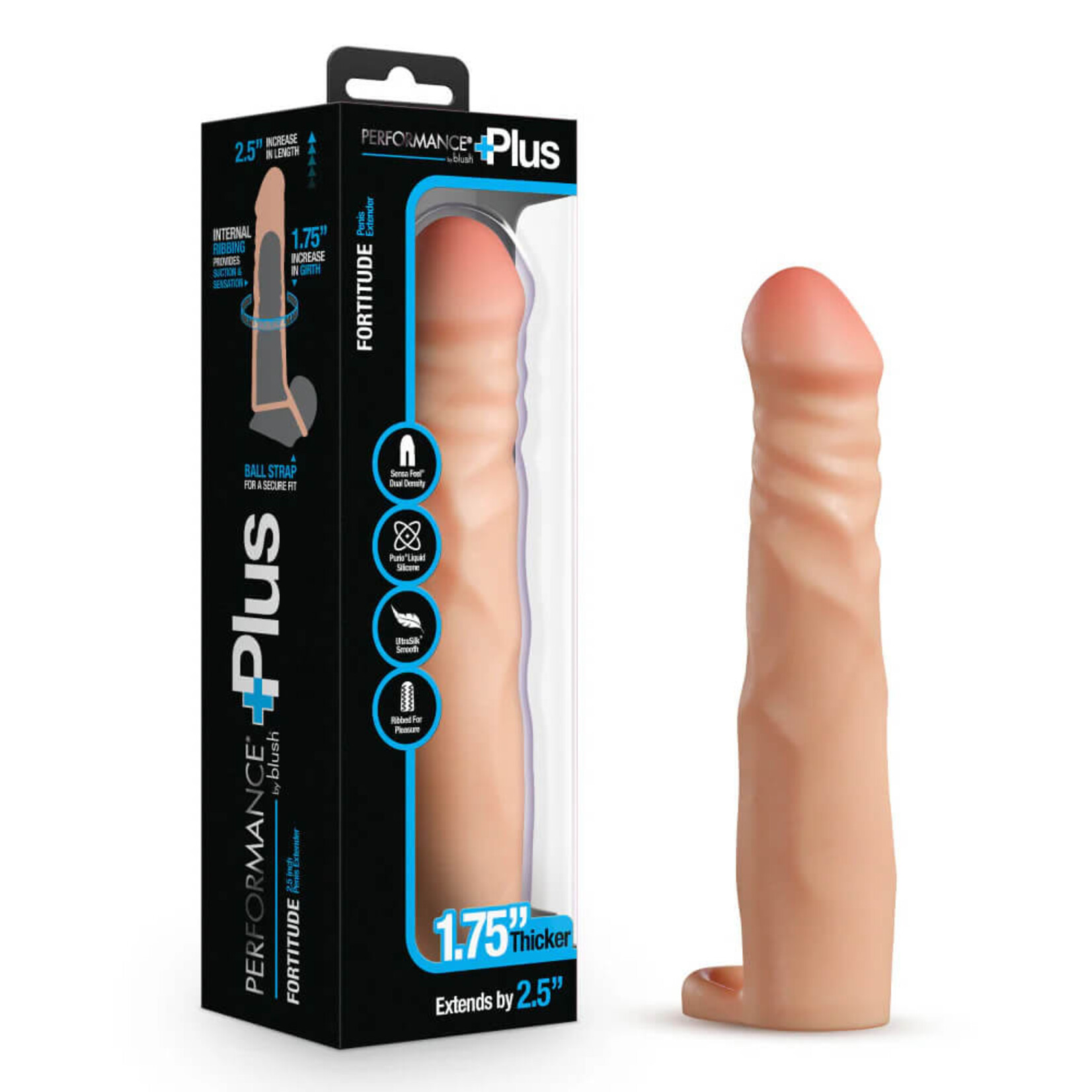 Performance Performance Plus - 2.5 Inch Silicone Penis Xtender - Beige