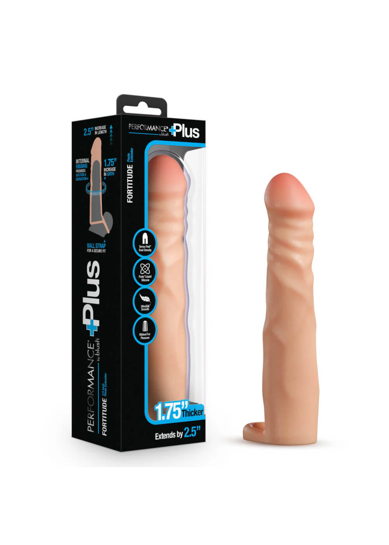Performance Performance Plus - 2.5 Inch Silicone Penis Xtender - Beige