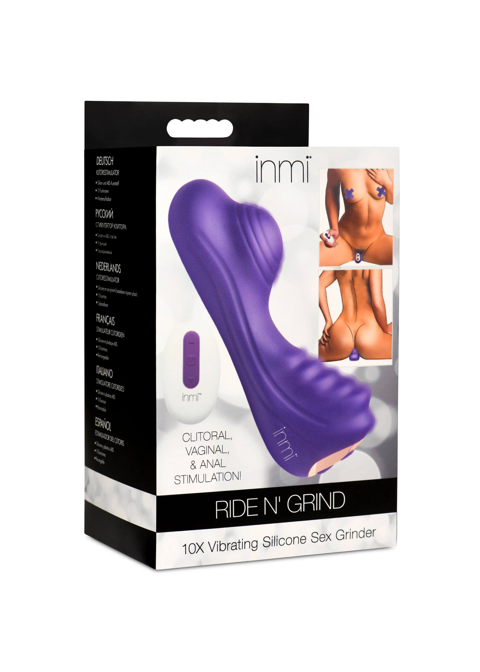 Inmi Ride N' Grind 10X Vibrating Silicone Grinder