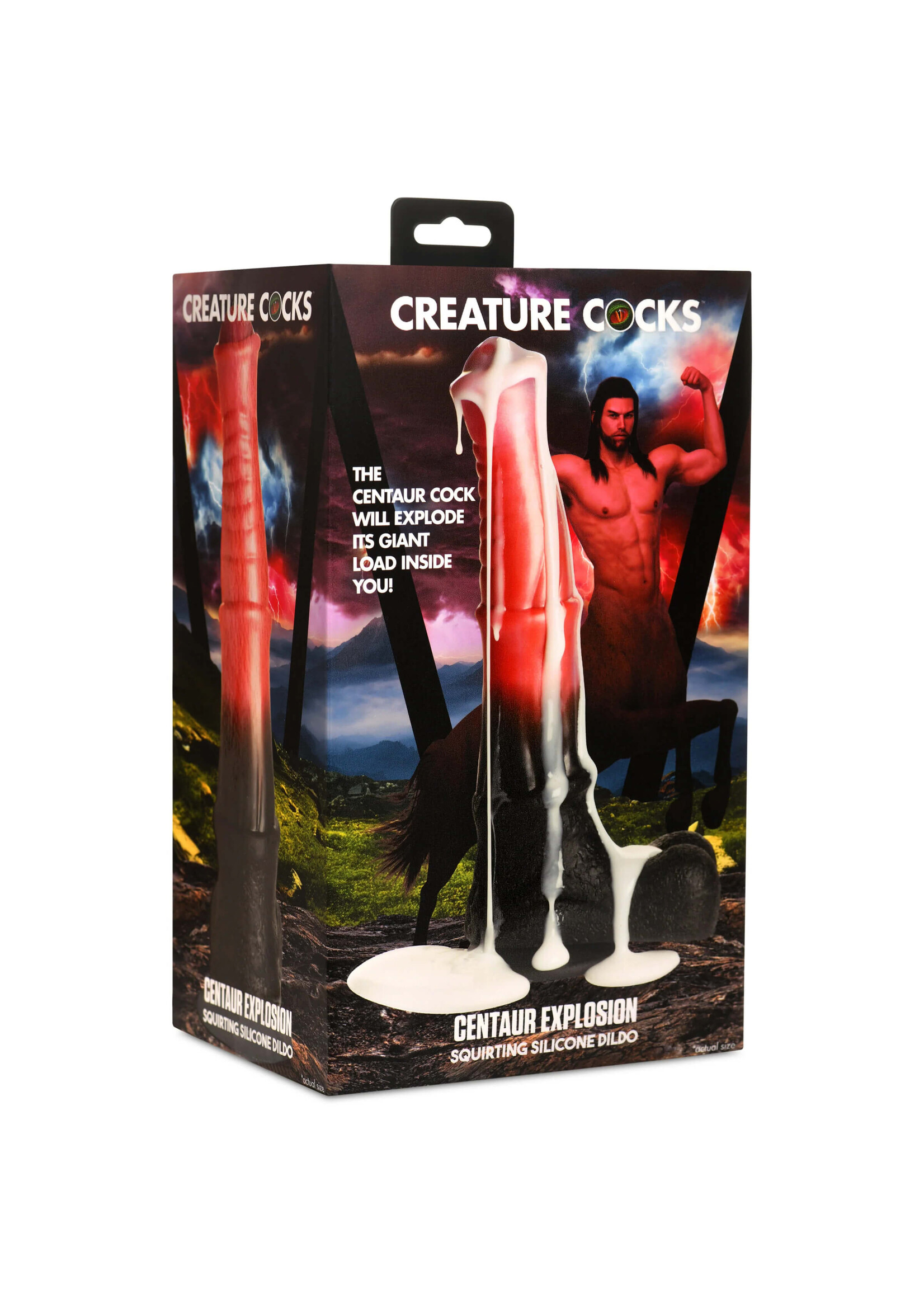 Creature Cocks Centaur Explosion Squirting Silicone Dildo