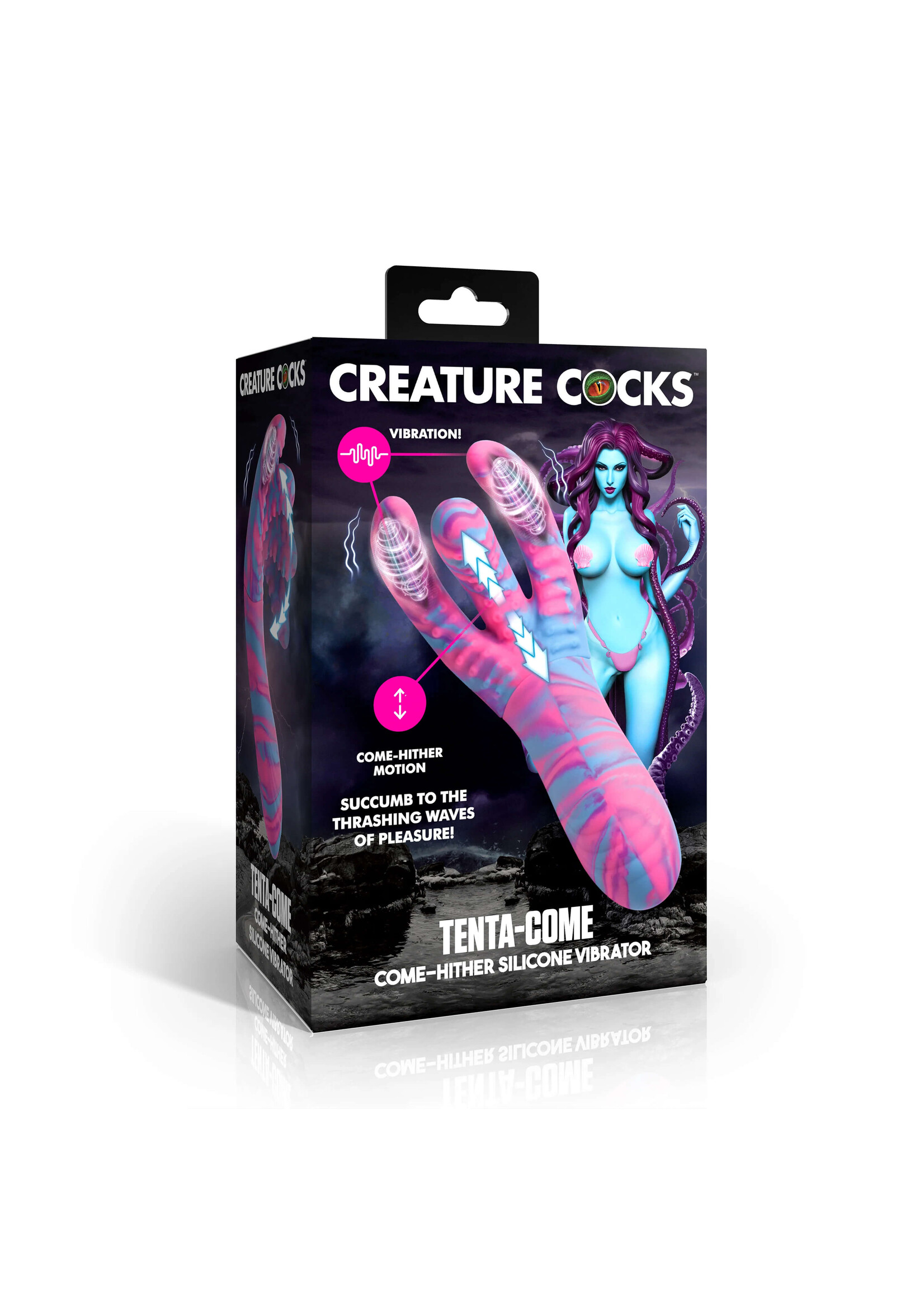 Creature Cocks Tenta-Come Come-Hither Tentacle Silicone Vibrator