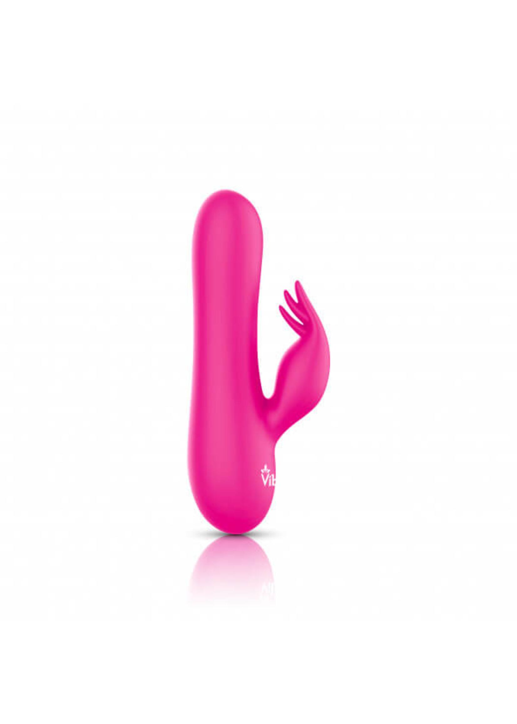 Viben Freyja - Hot Pink - Intense Mini Rabbit Vibe With Triple Tickling Clitoral Stimulator