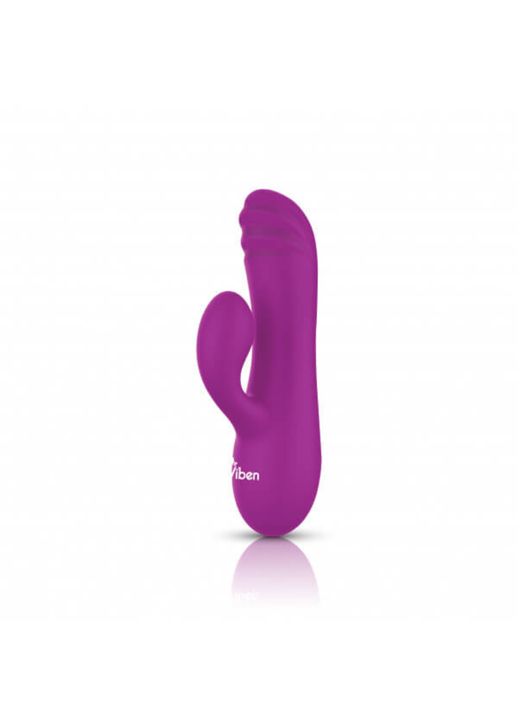 Viben Jolie Mini Pleasure Ridges Rabbit Vibe - Berry