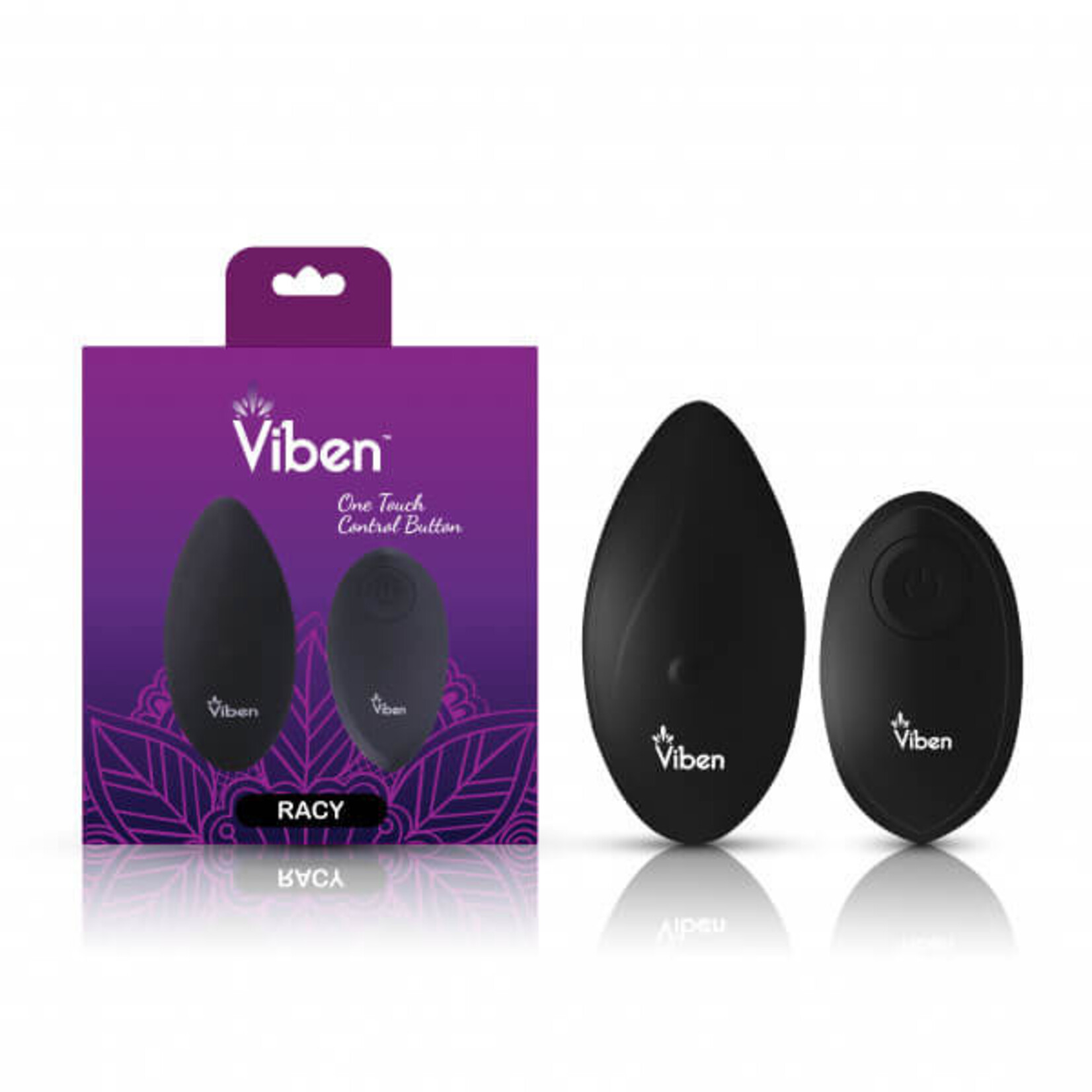 Viben Racy - Remote Control 10 Function Panty Vibe - Black Vibe