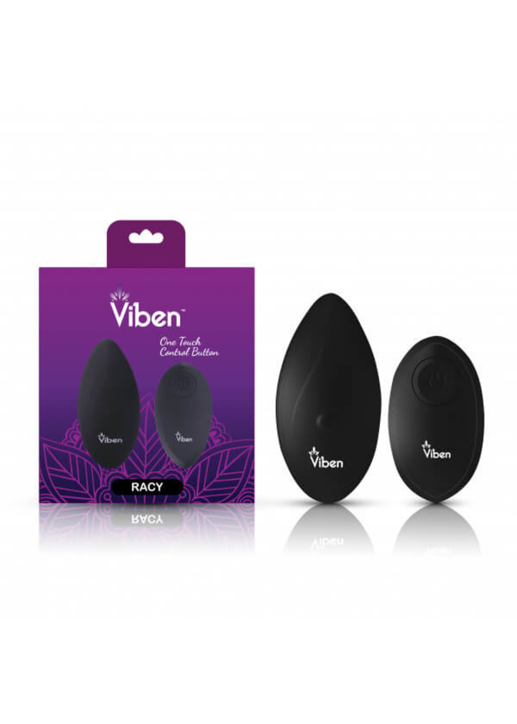 Viben Racy - Remote Control 10 Function Panty Vibe - Black Vibe