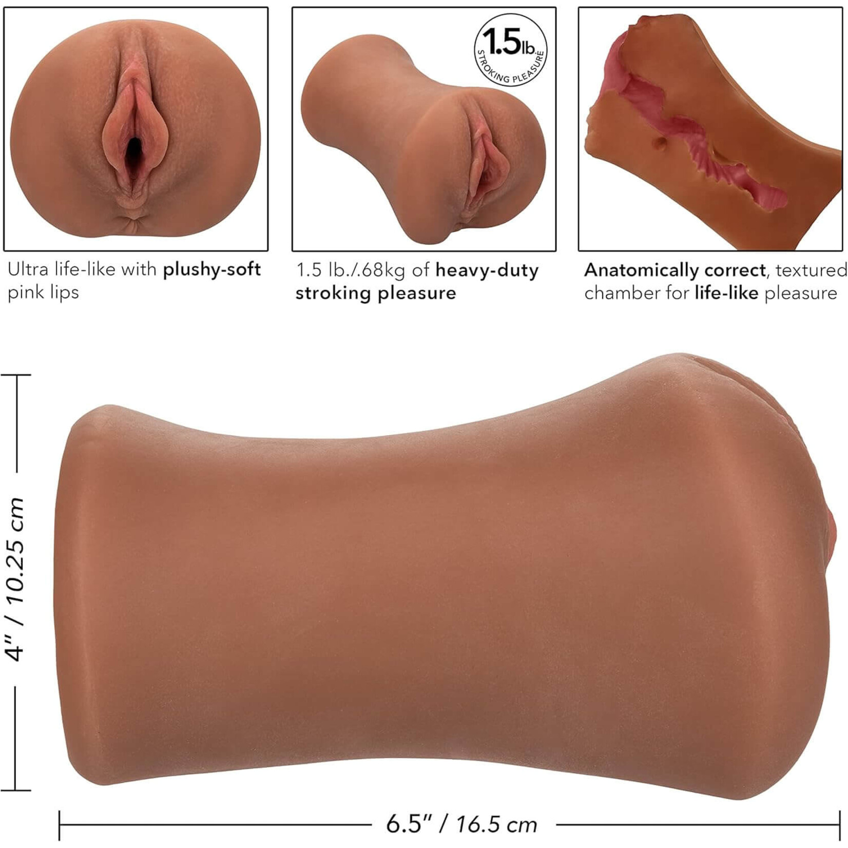 Stroke It Stroke It Juicy Pussy-Brown