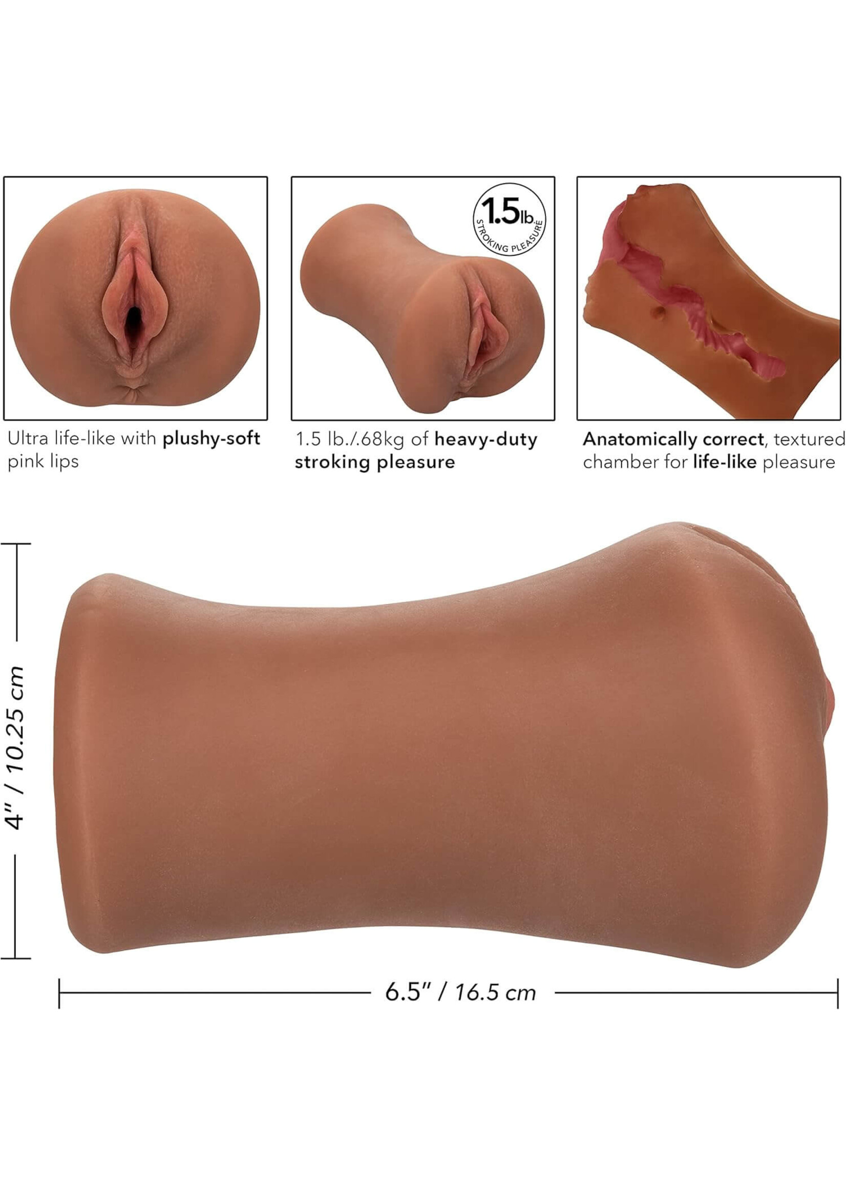 Stroke It Stroke It Juicy Pussy-Brown