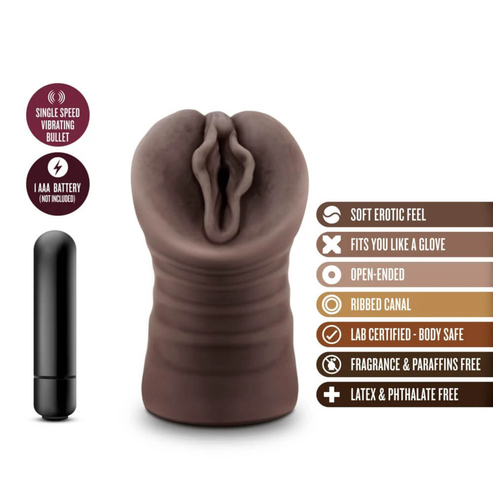 Hot Chocolate Hot Chocolate - Alexis Vibrating Stroker