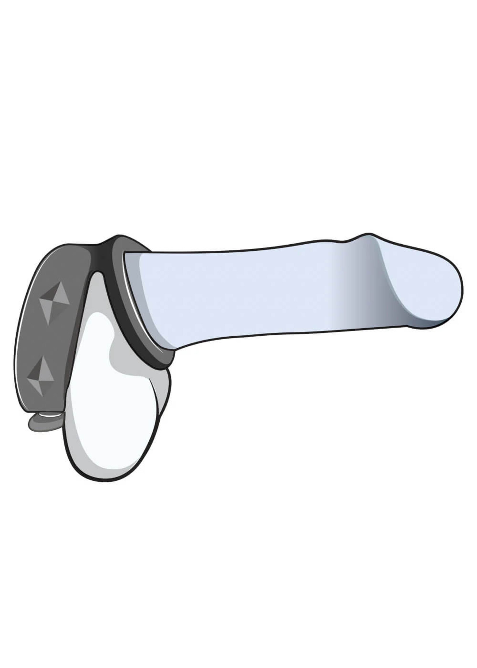 Performance Performance - VS7 - Silicone Cock & Ball Strap Large - Black