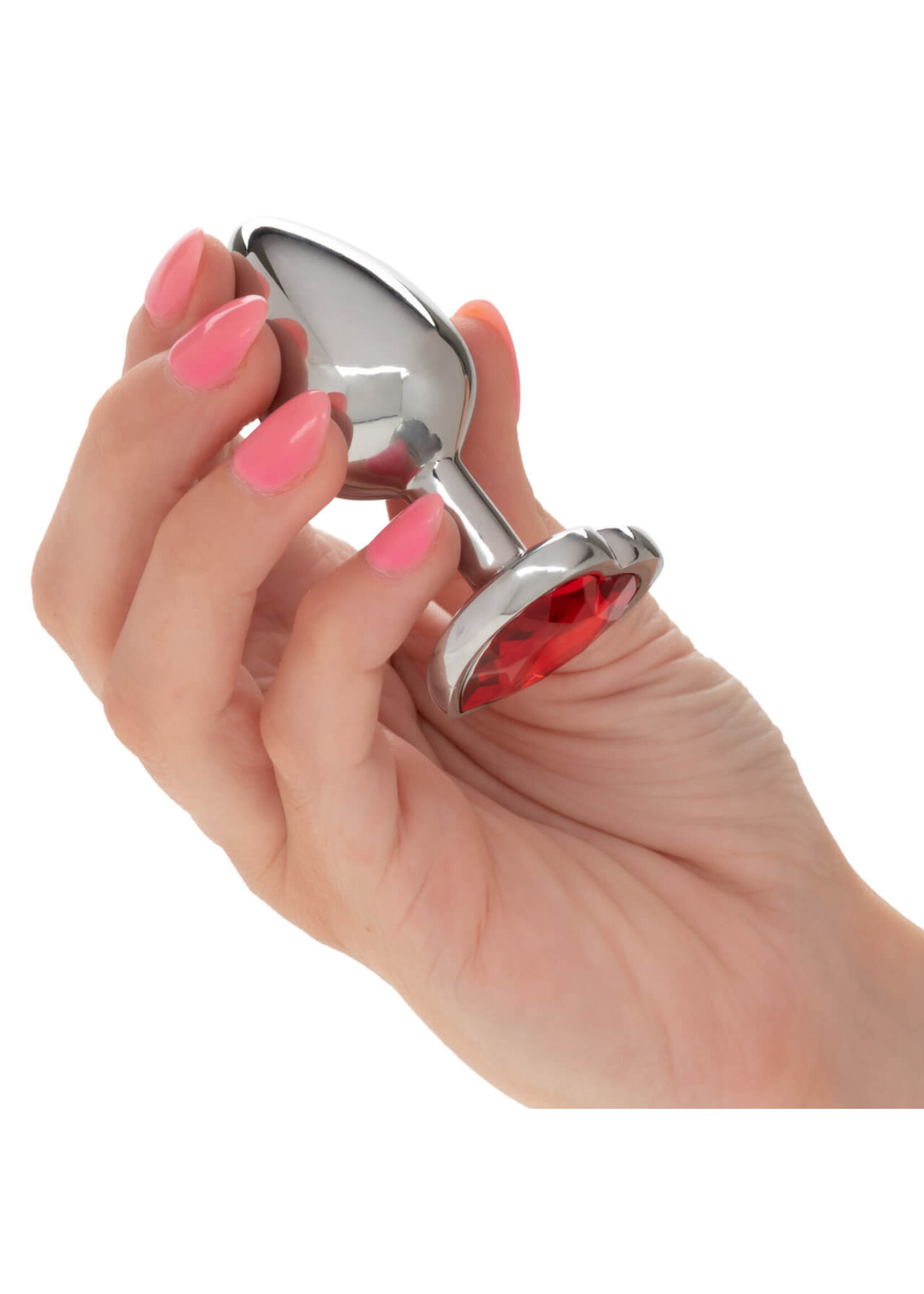 Jewel Jewel Small Ruby Heart Plug