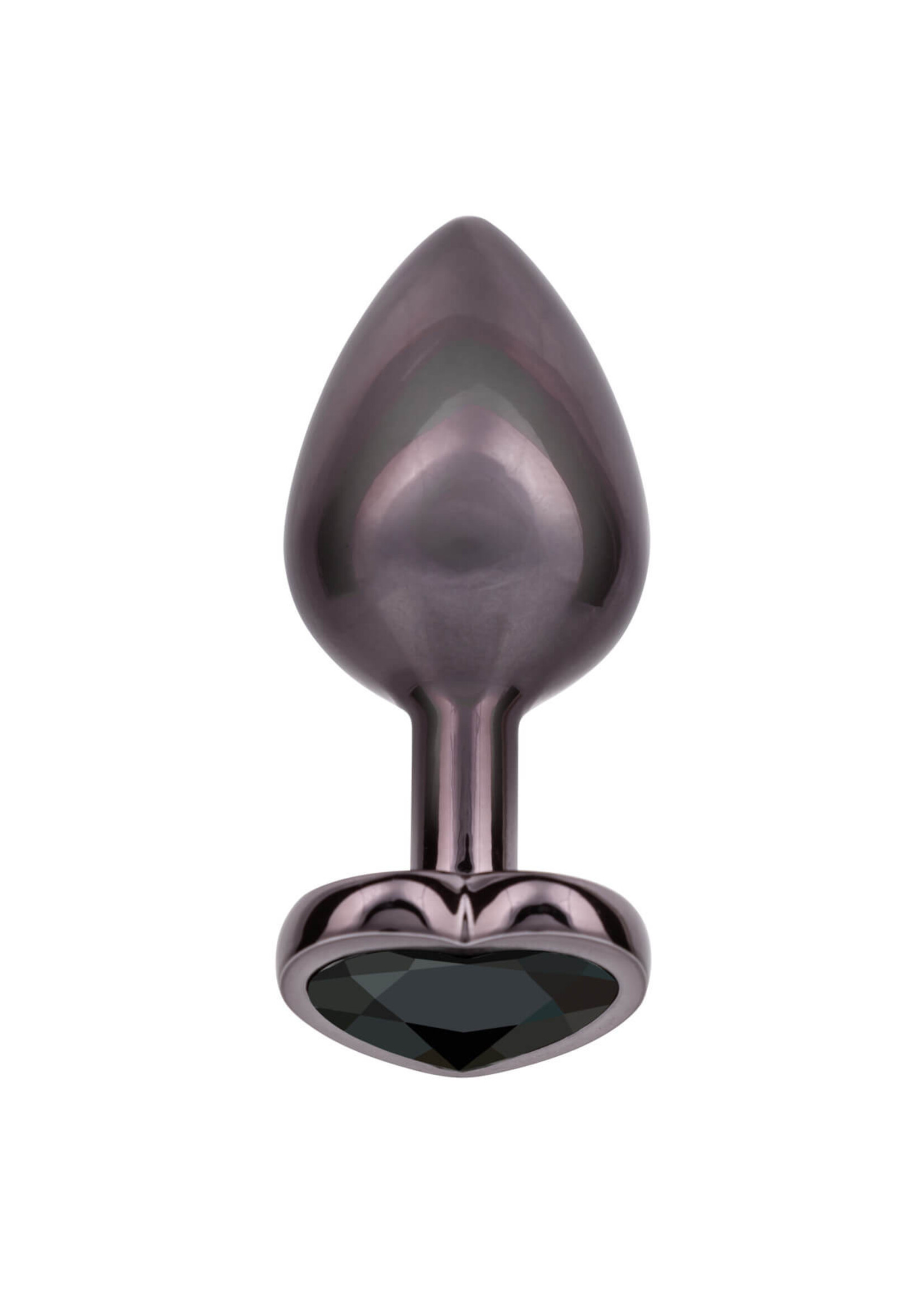 Cal Exotic Novelties Jewel Large Black Diamond Heart Plug