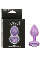 Jewel Jewel Small Amethyst Heart Plug