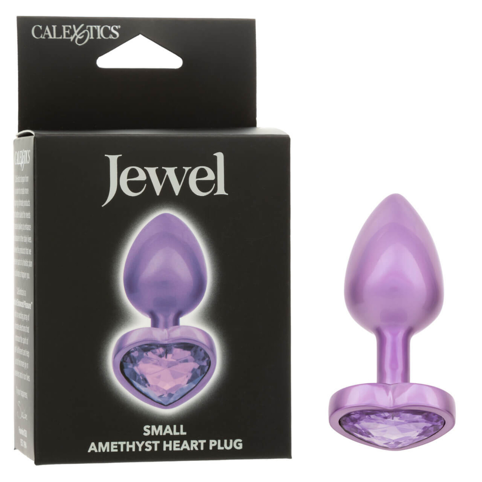 Jewel Jewel Small Amethyst Heart Plug