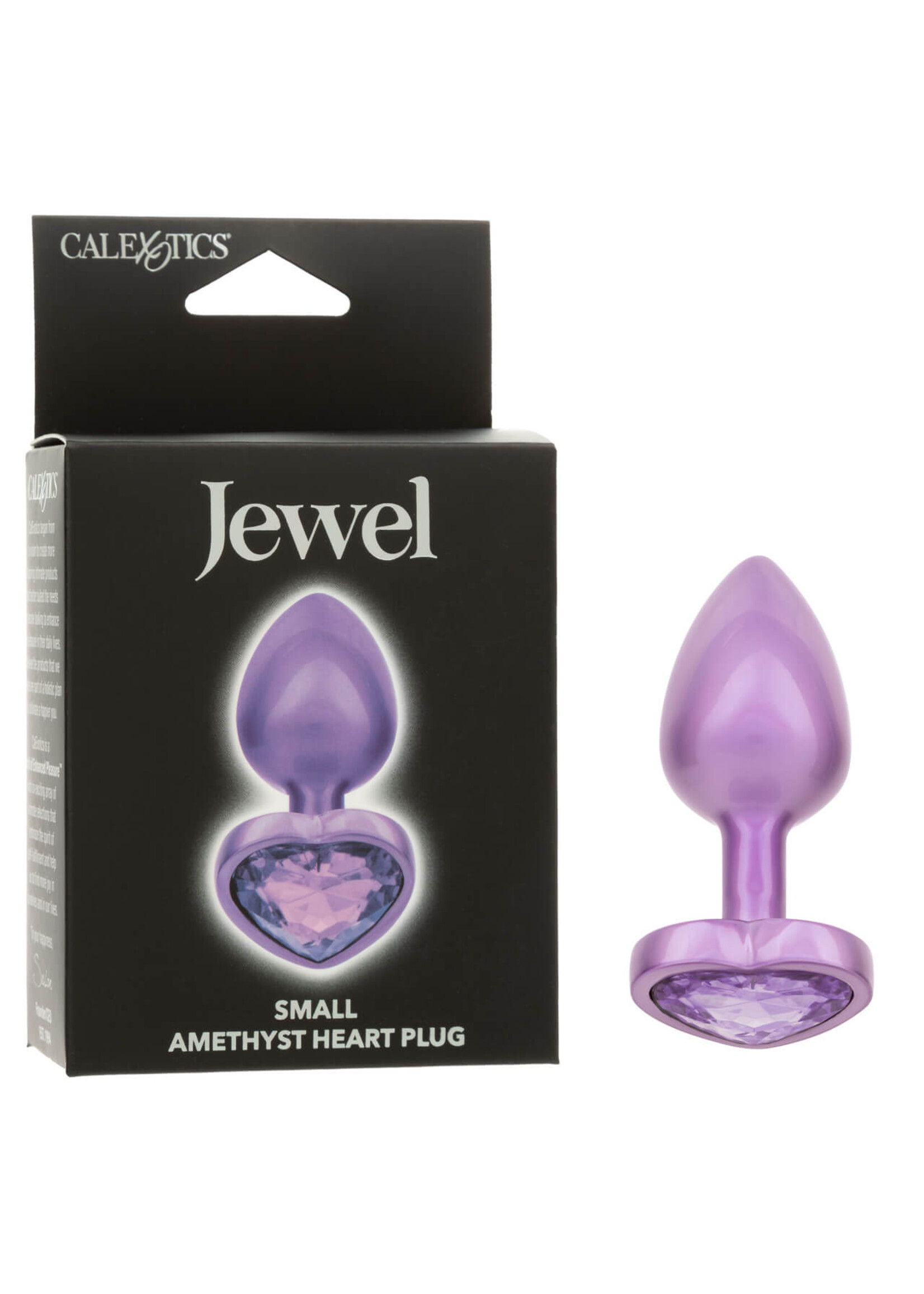Jewel Jewel Small Amethyst Heart Plug