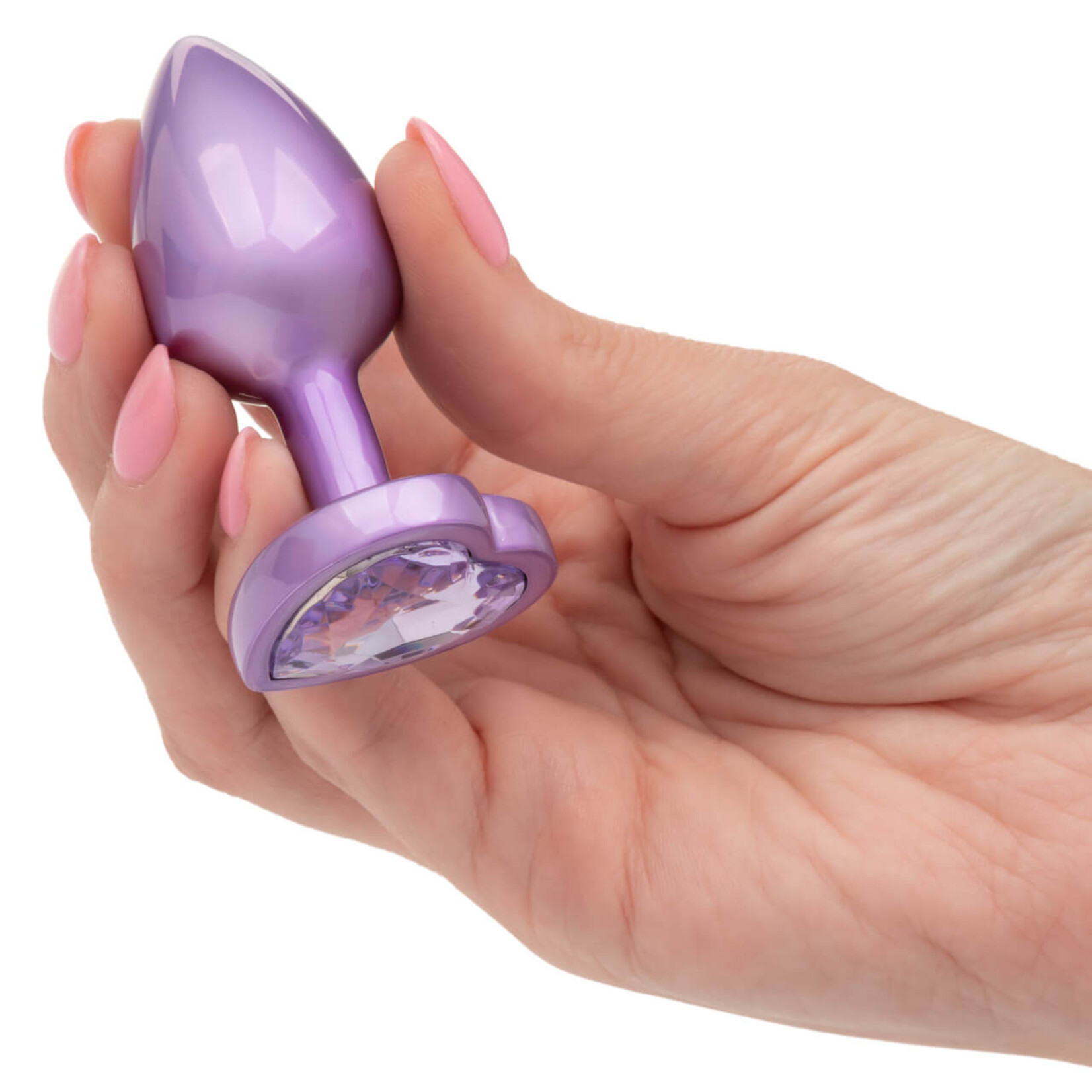 Jewel Jewel Small Amethyst Heart Plug