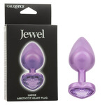 Jewel Jewel Large Amethyst Heart Plug