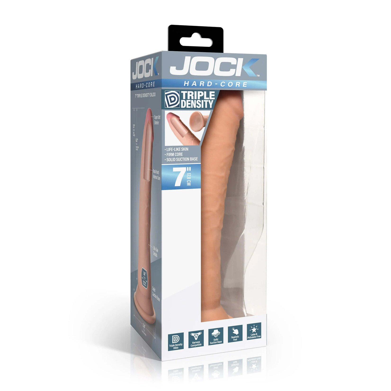 Jock Hard-Core 7" Triple Density Dildo