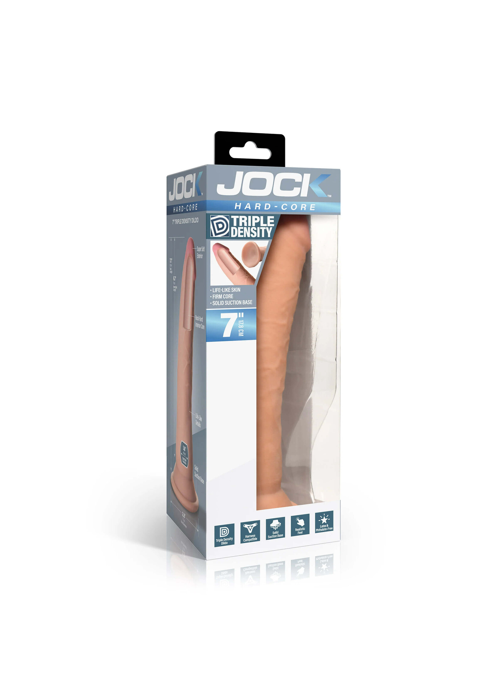 Jock Hard-Core 7" Triple Density Dildo
