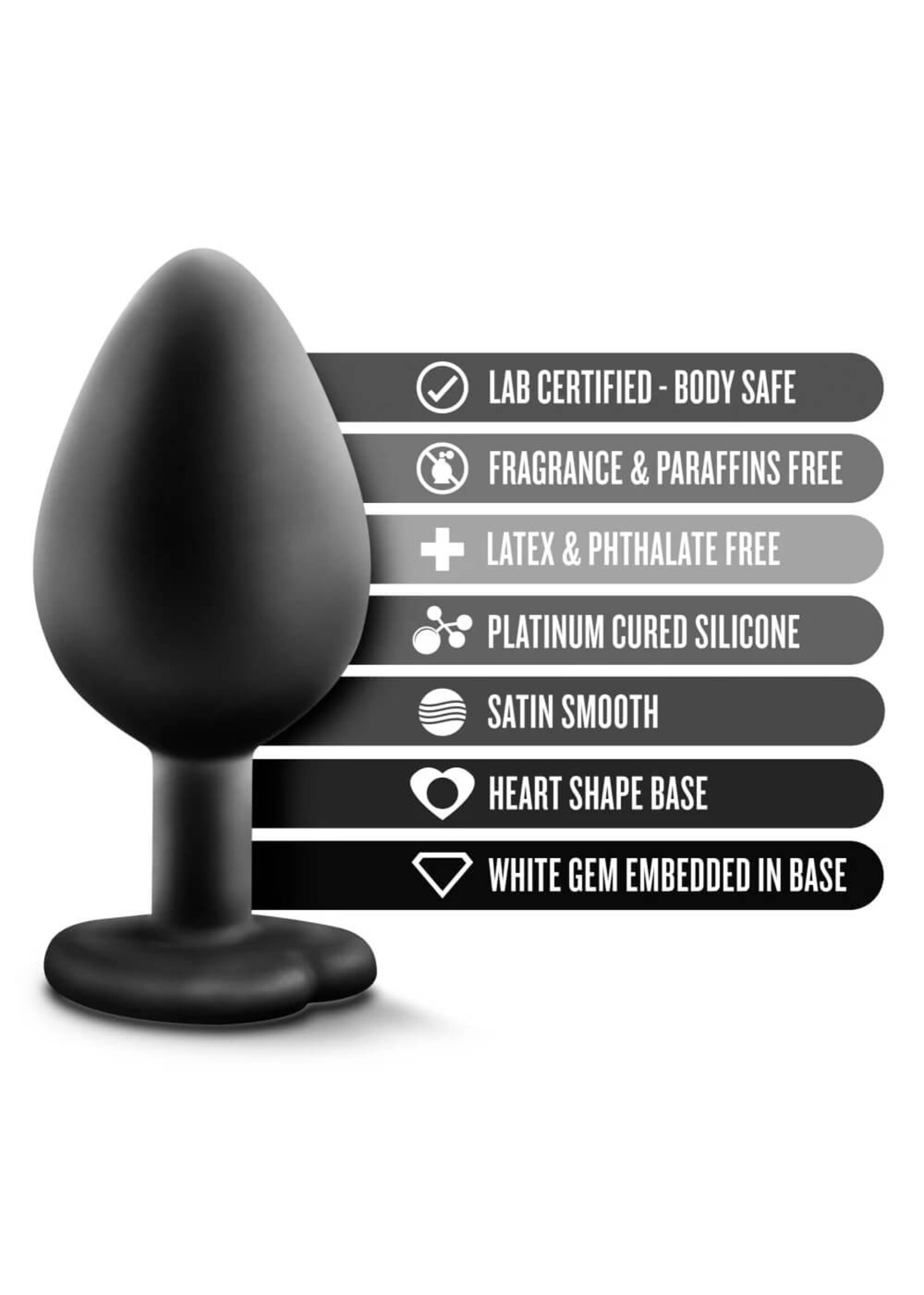 Temptasia - Bling Plug Medium - Black