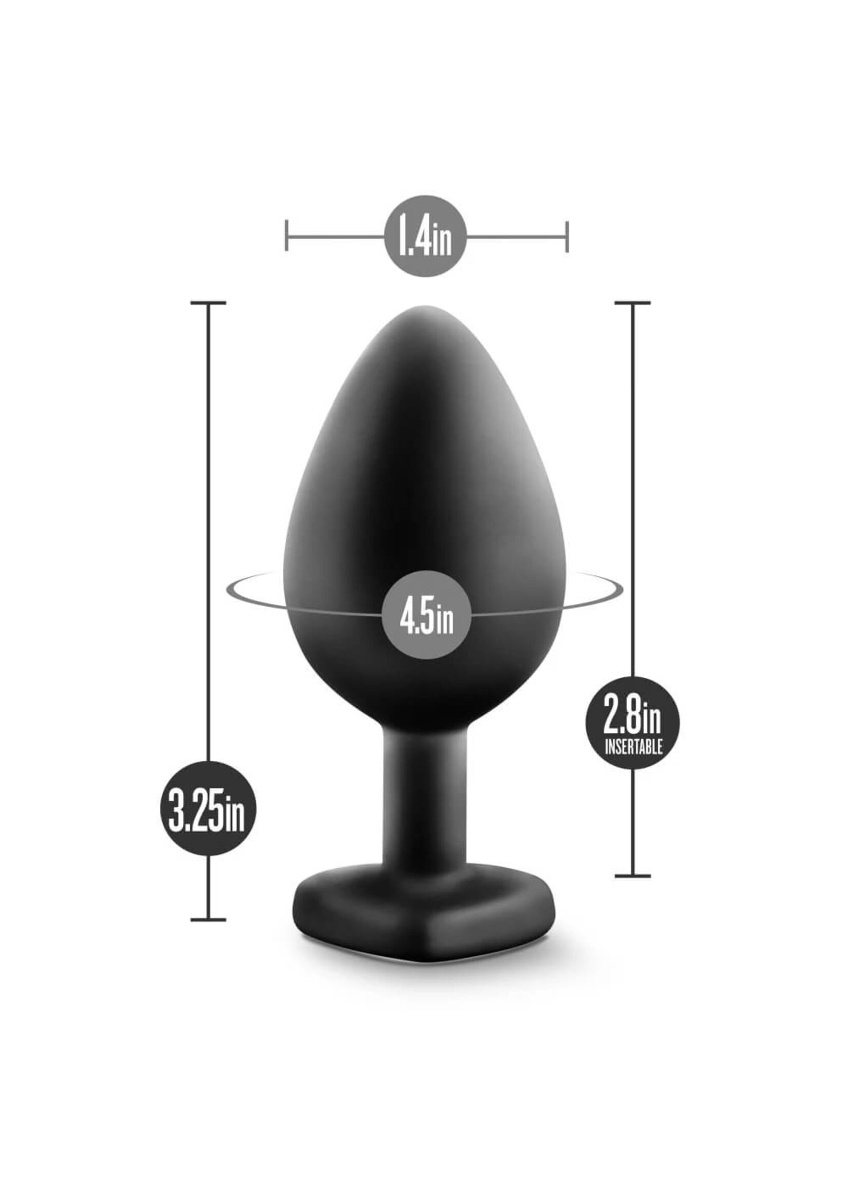 Temptasia - Bling Plug Medium - Black