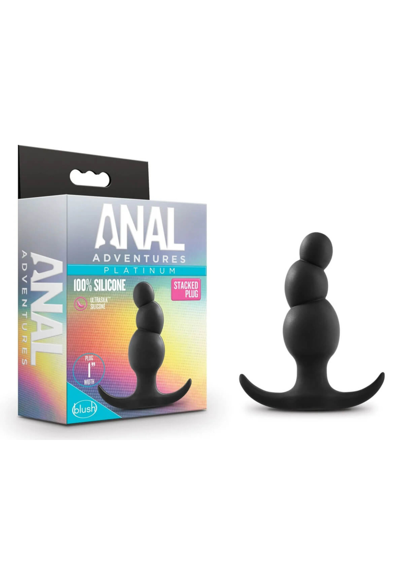 Anal Adventures Platinum Anal Adventures - Stacked Plug