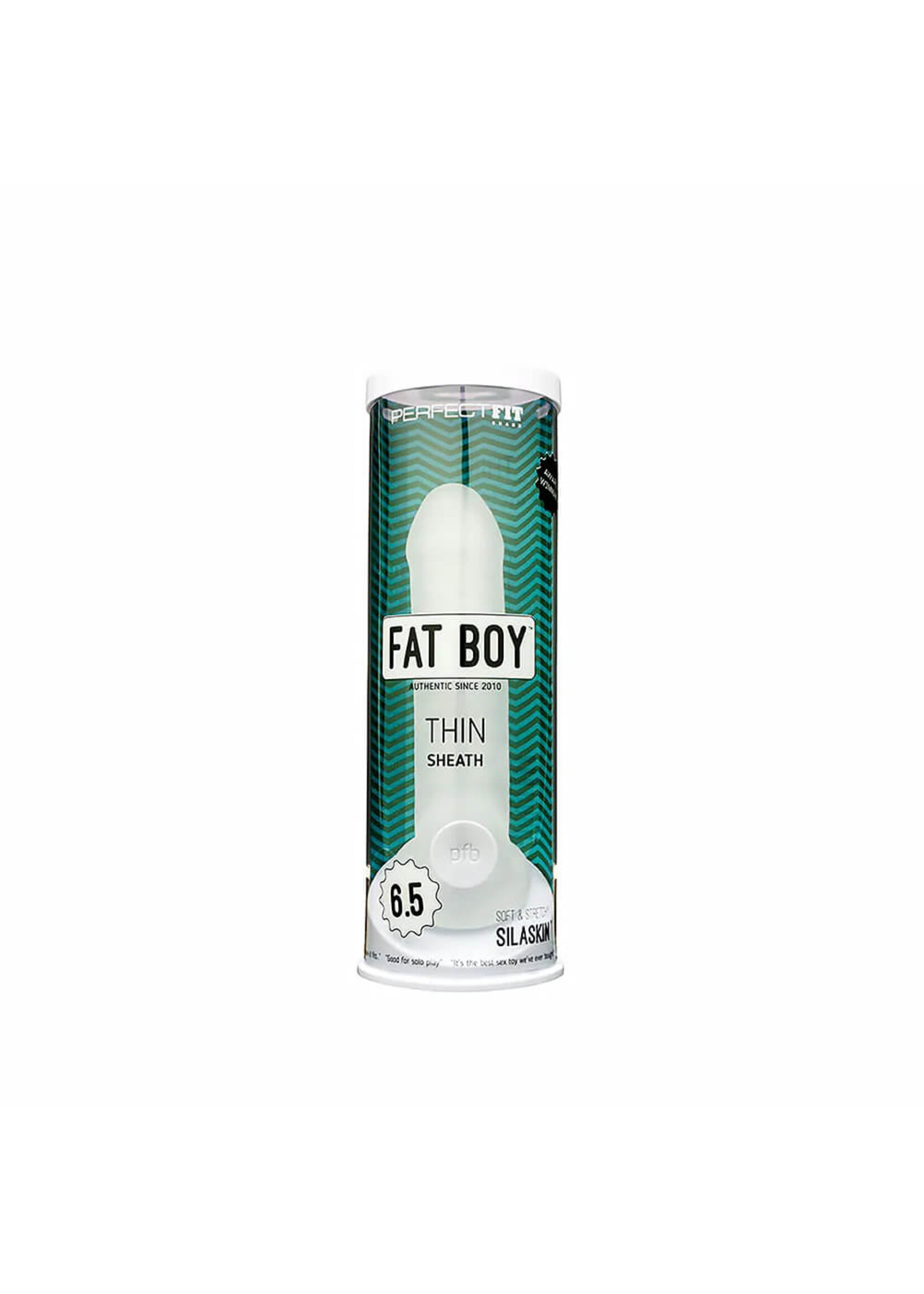 Perfect Fit Fat Boy Thin 6.5 in. Extender Sheath - Clear