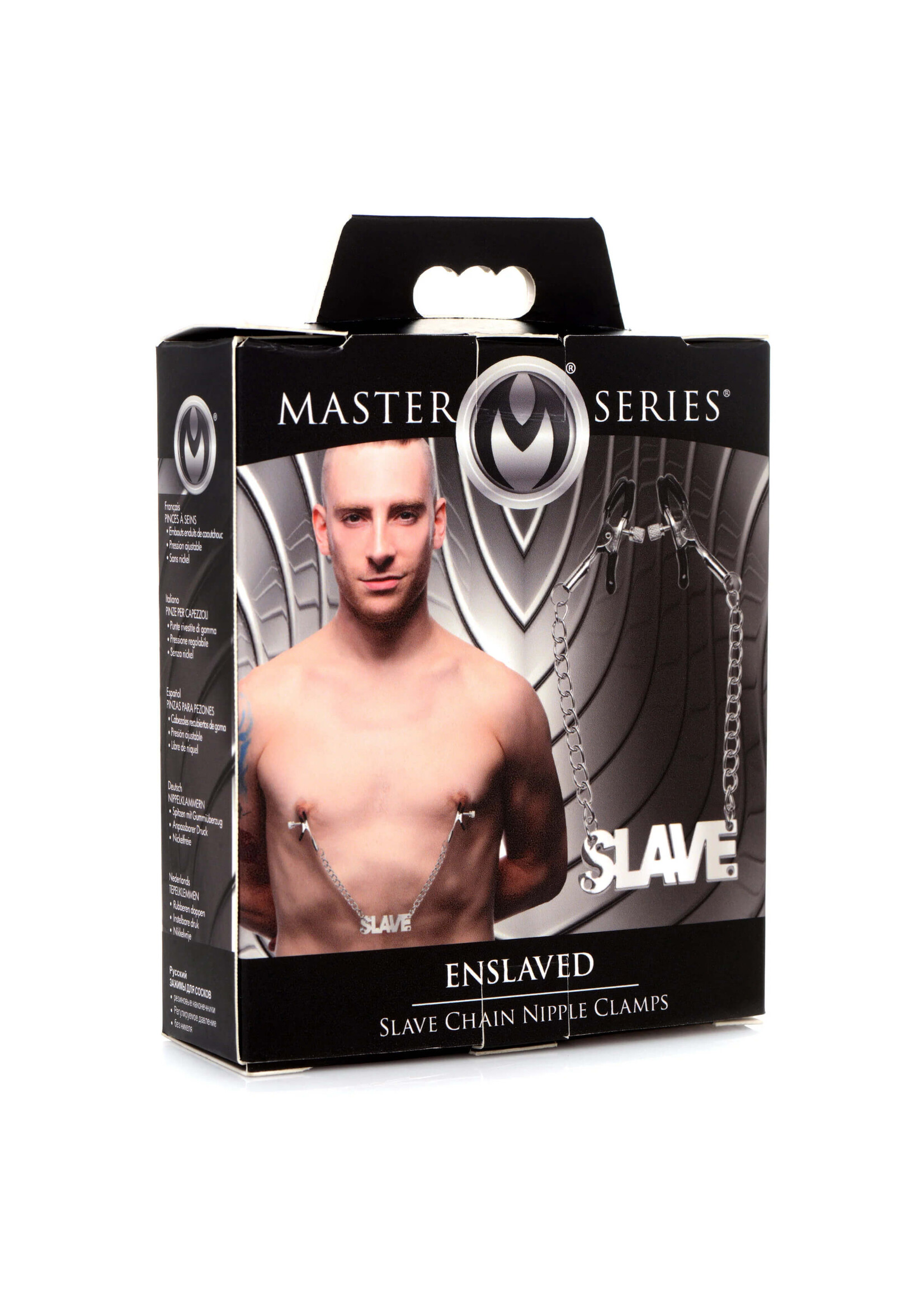Enslaved Slave Chain Nipple Clamps