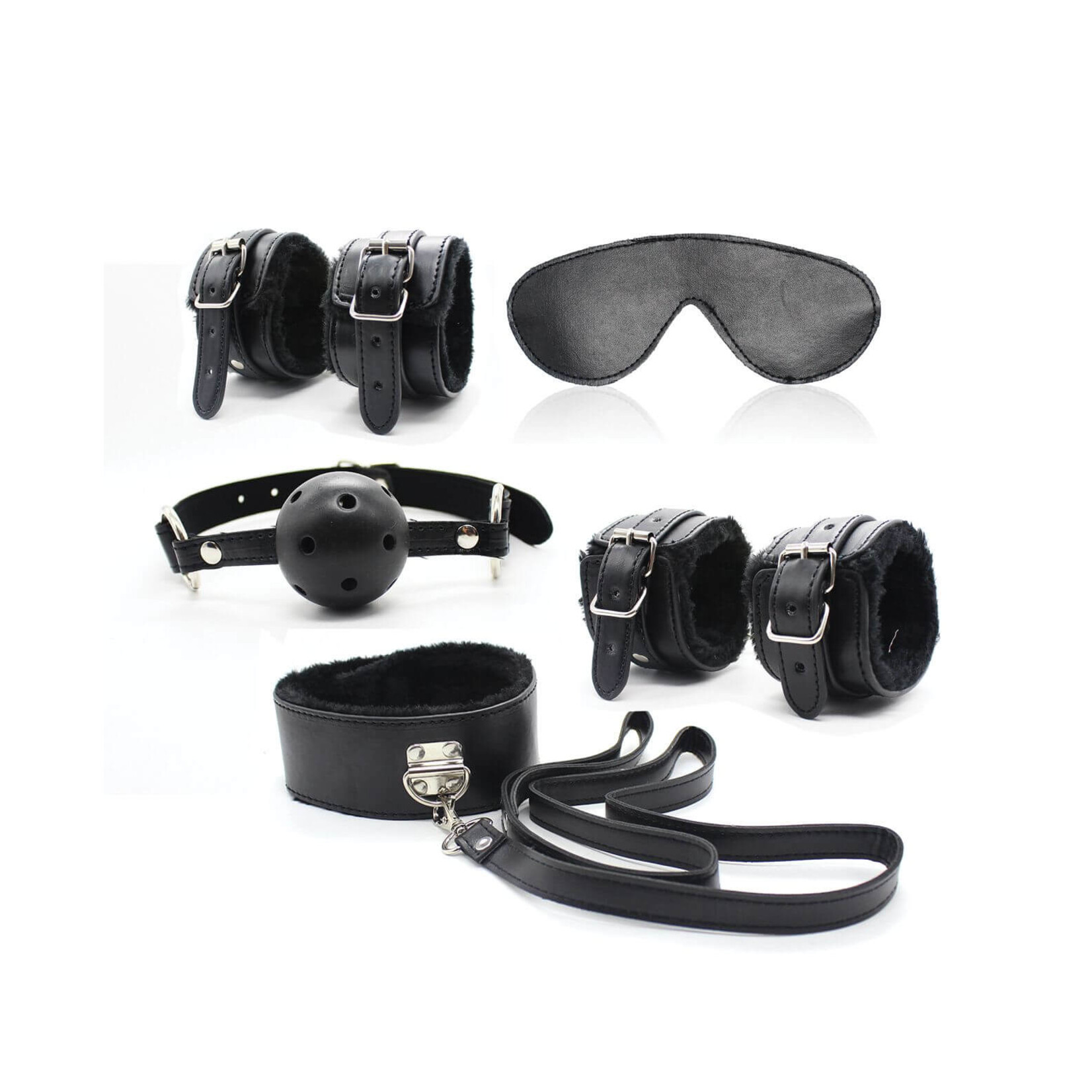 Plesur Plesur Everything Bondage 12 Piece Kit - Black