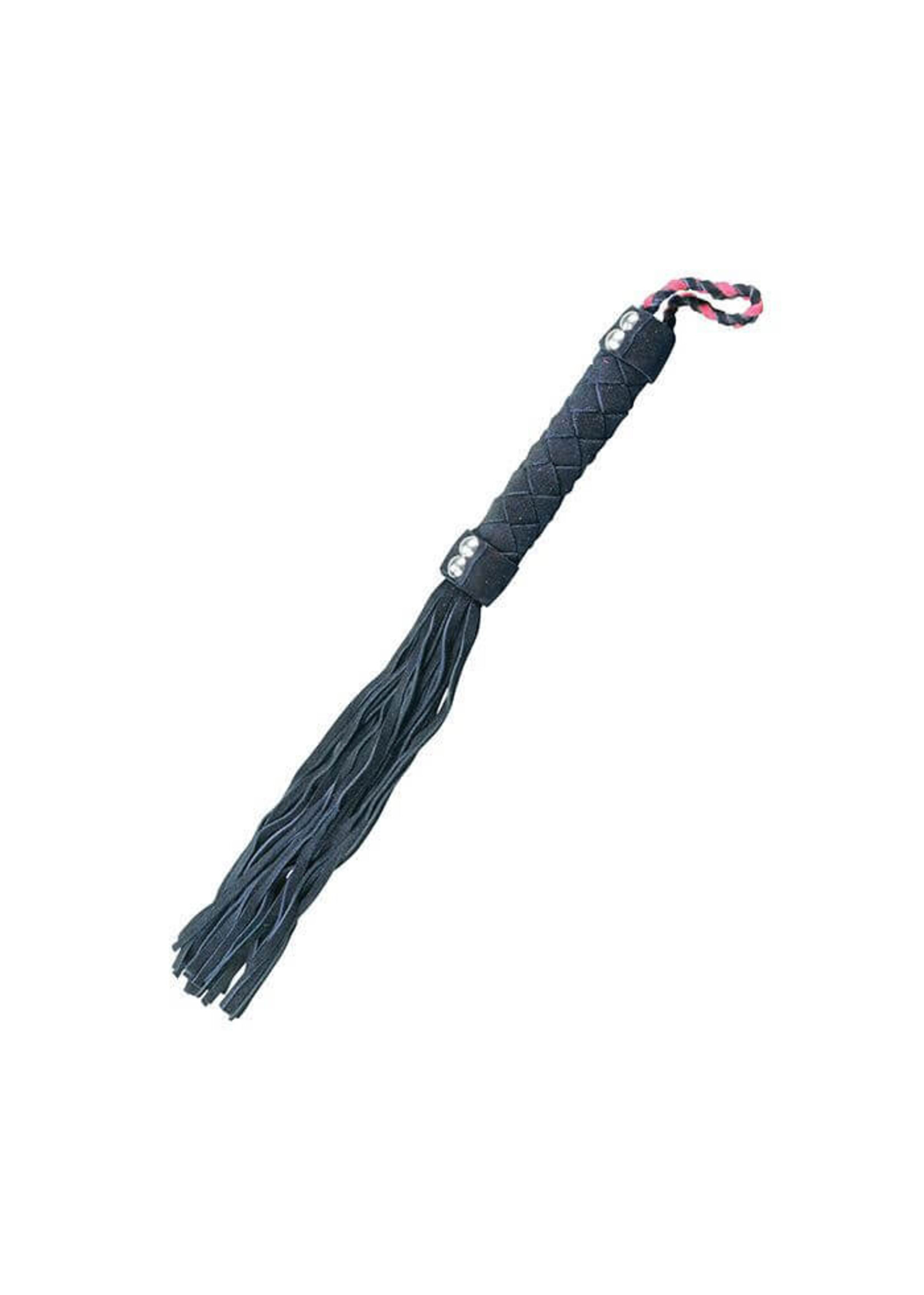 Plesur Plesur 15" Leather Flogger - Black