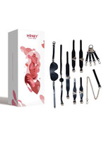 Kinky Play Box Kinky Play Box BDSM Kit 5 Piece Bondage Set - Black