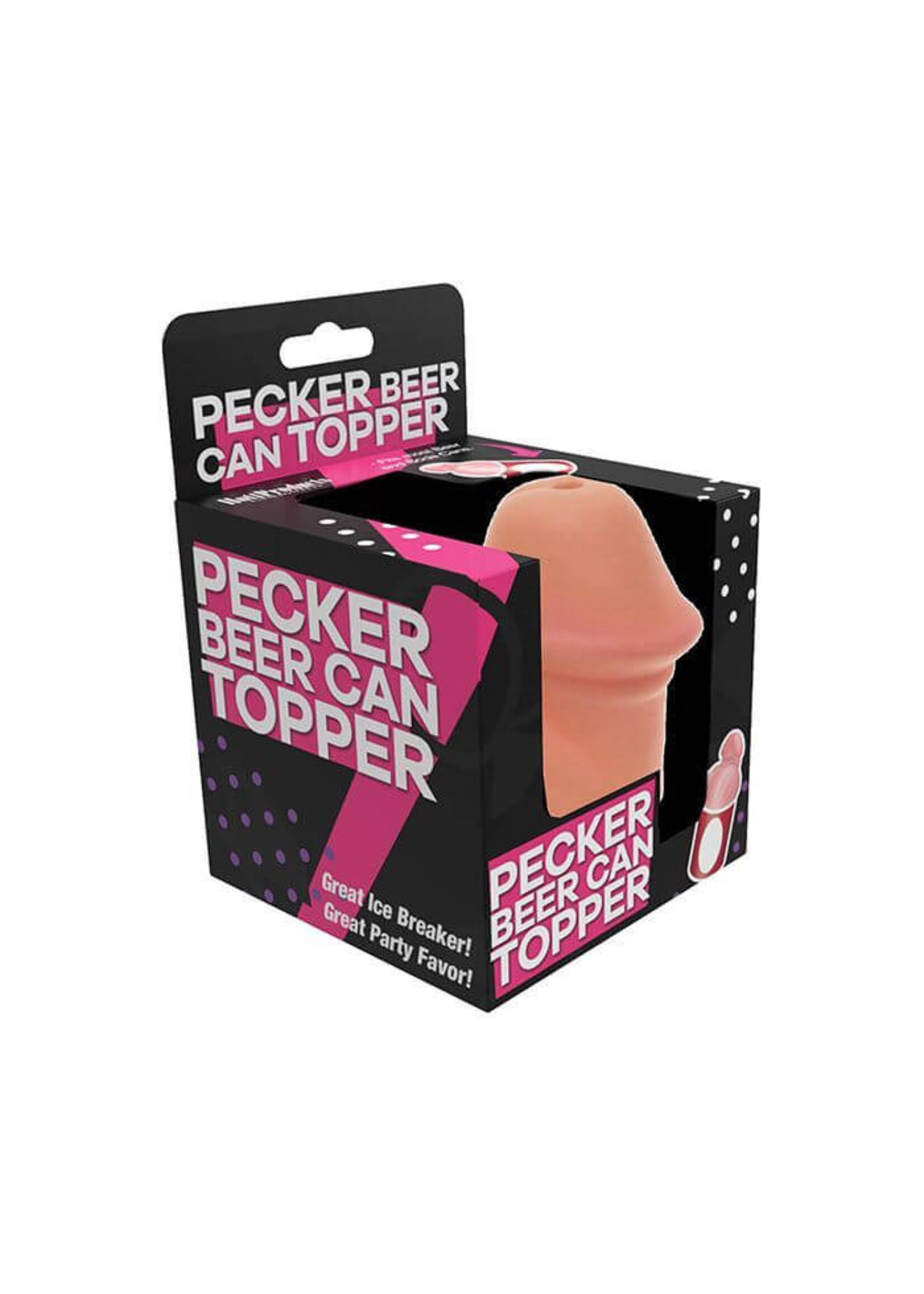 Pecker Beer Can Topper
