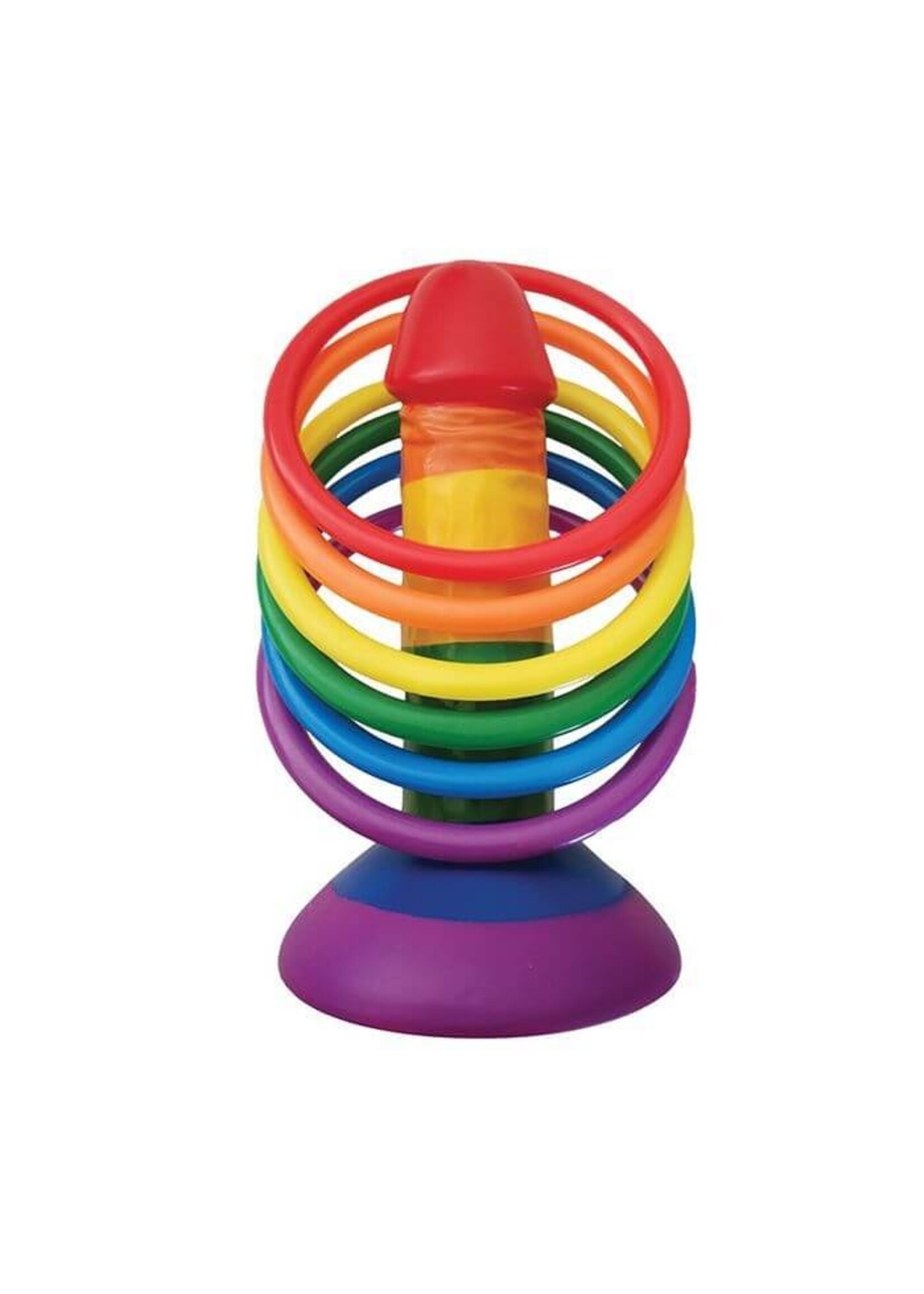 Rainbow Pecker Party Ring Toss