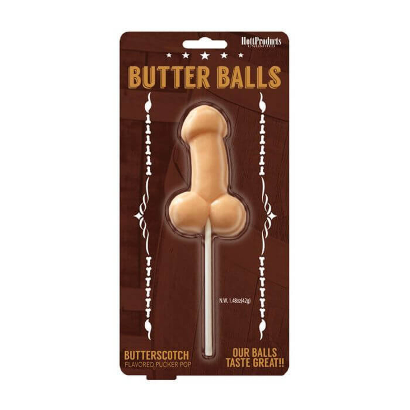 Butter Balls Pecker Pop - Butterscotch