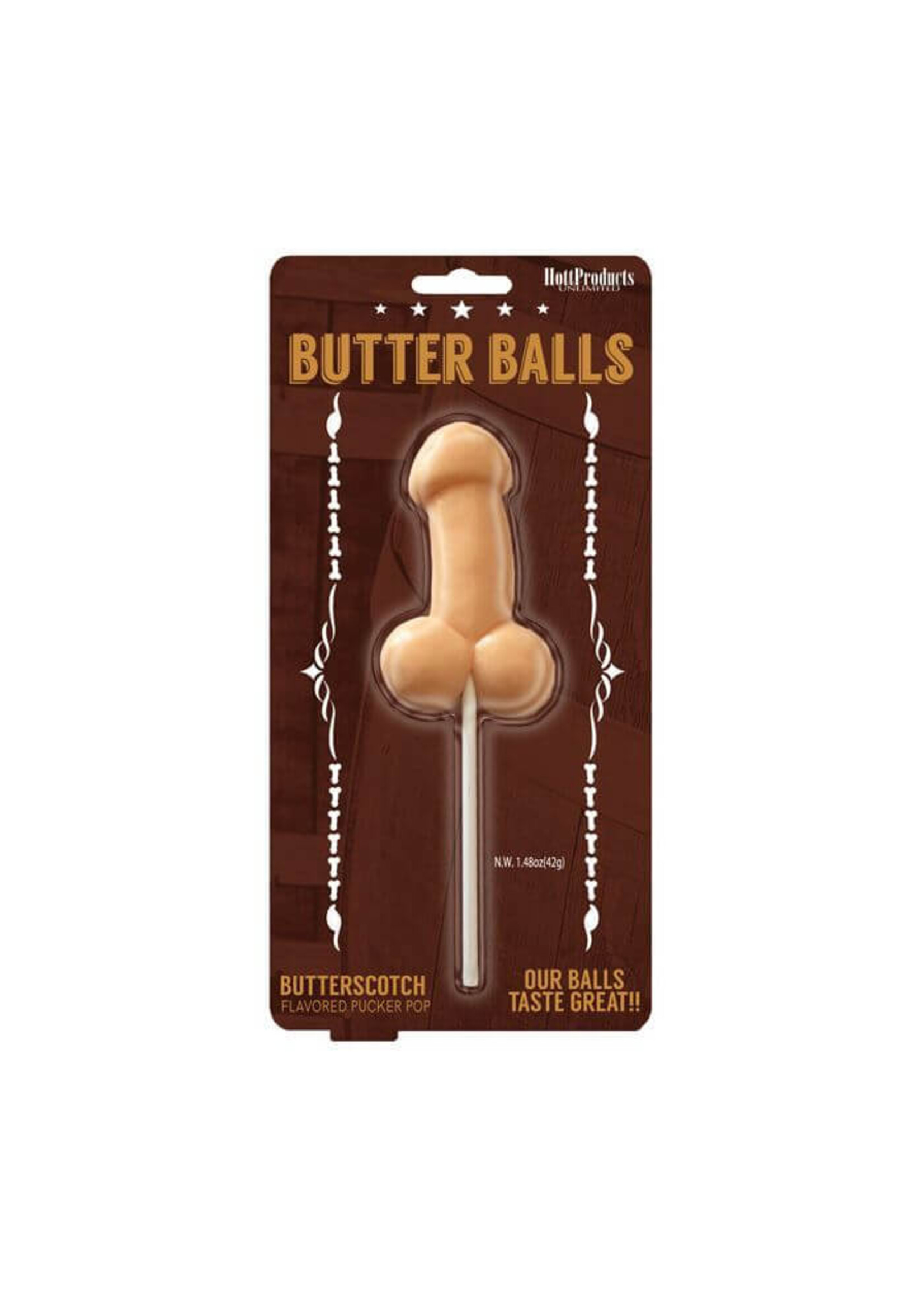 Butter Balls Pecker Pop - Butterscotch