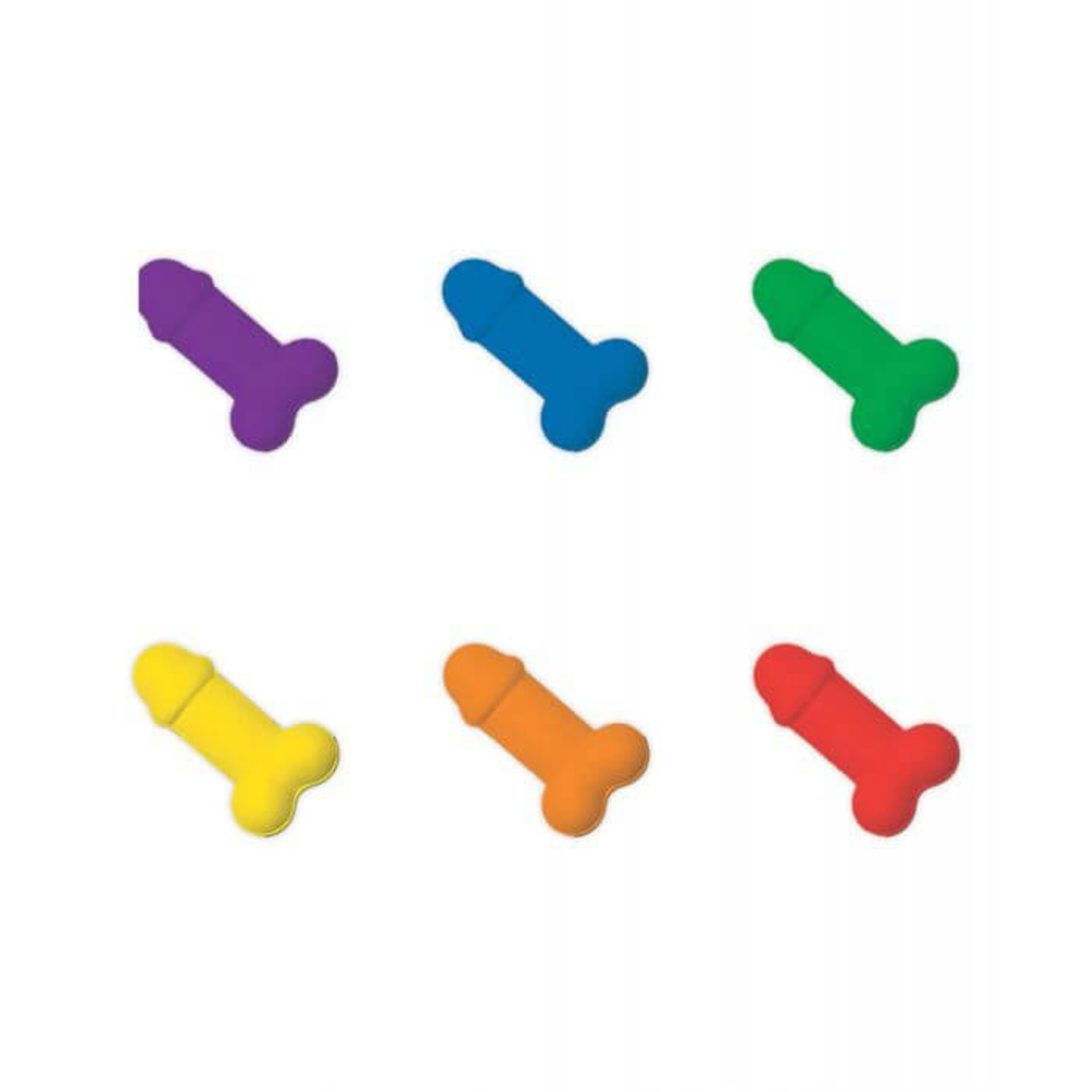 Rainbow Pecker Shape Candies in Tin-Carded