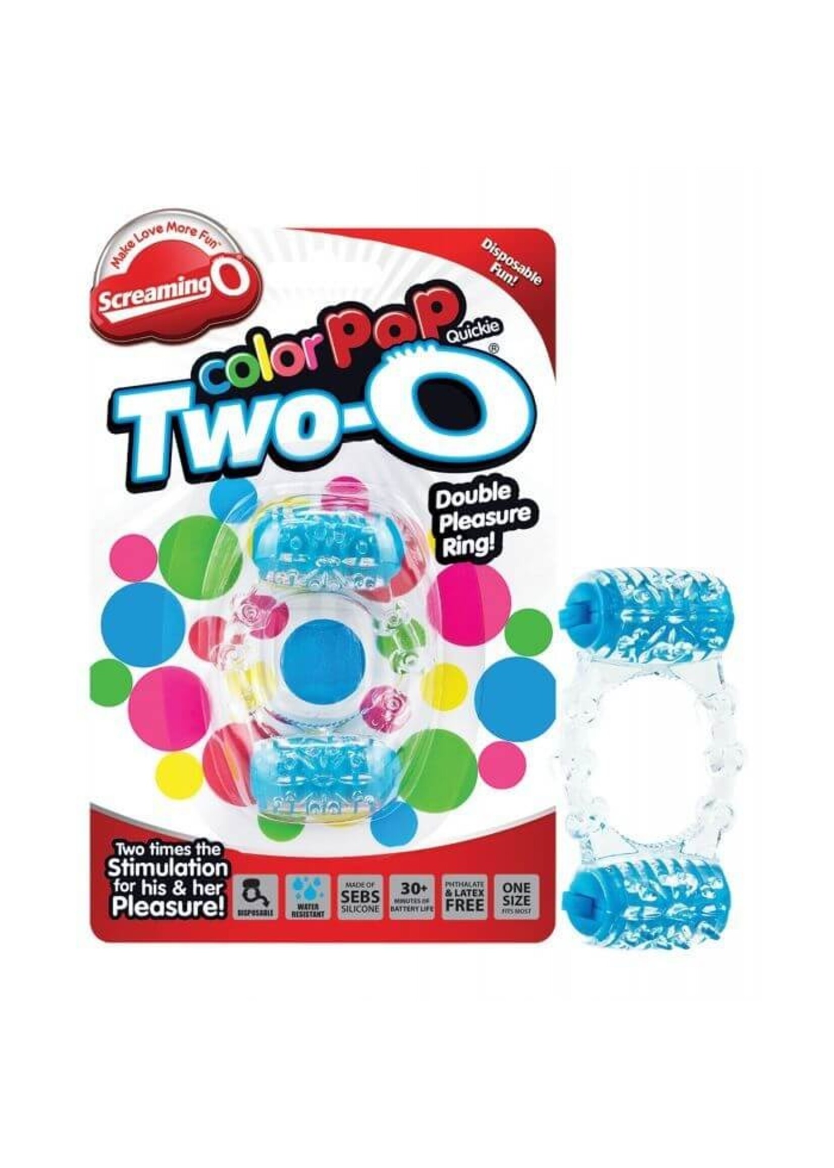 Screaming O Color Pop Quickie Two-O - Blue