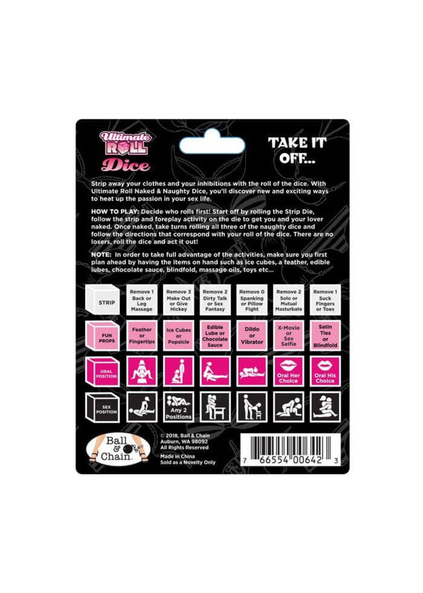Ultimate Roll Naked & Naughty Dice
