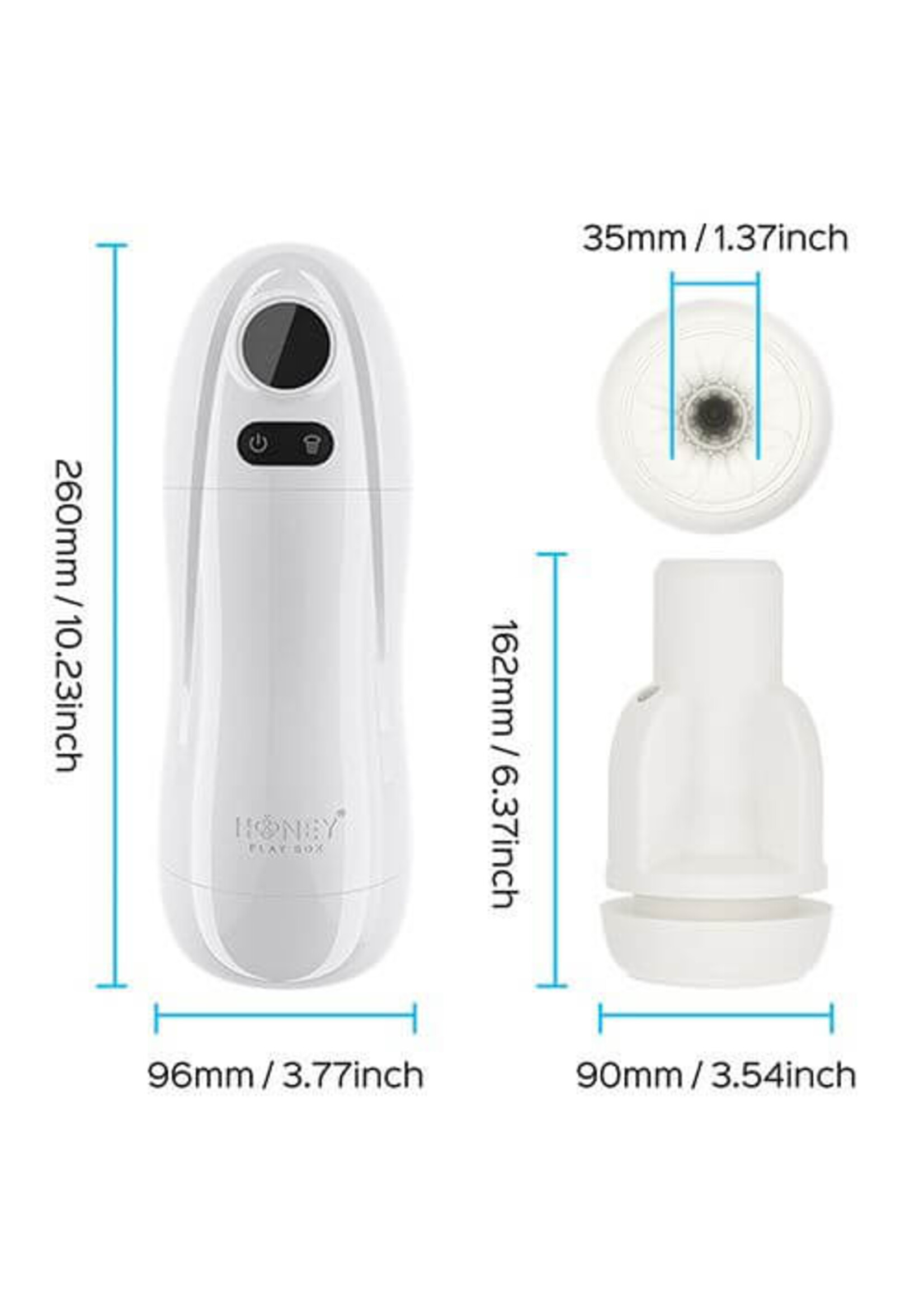 Honey Play Box Kai 2 Automatic Blowjob Masturbator - White