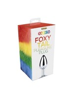 Rainbow Foxy Tail Butt Plug