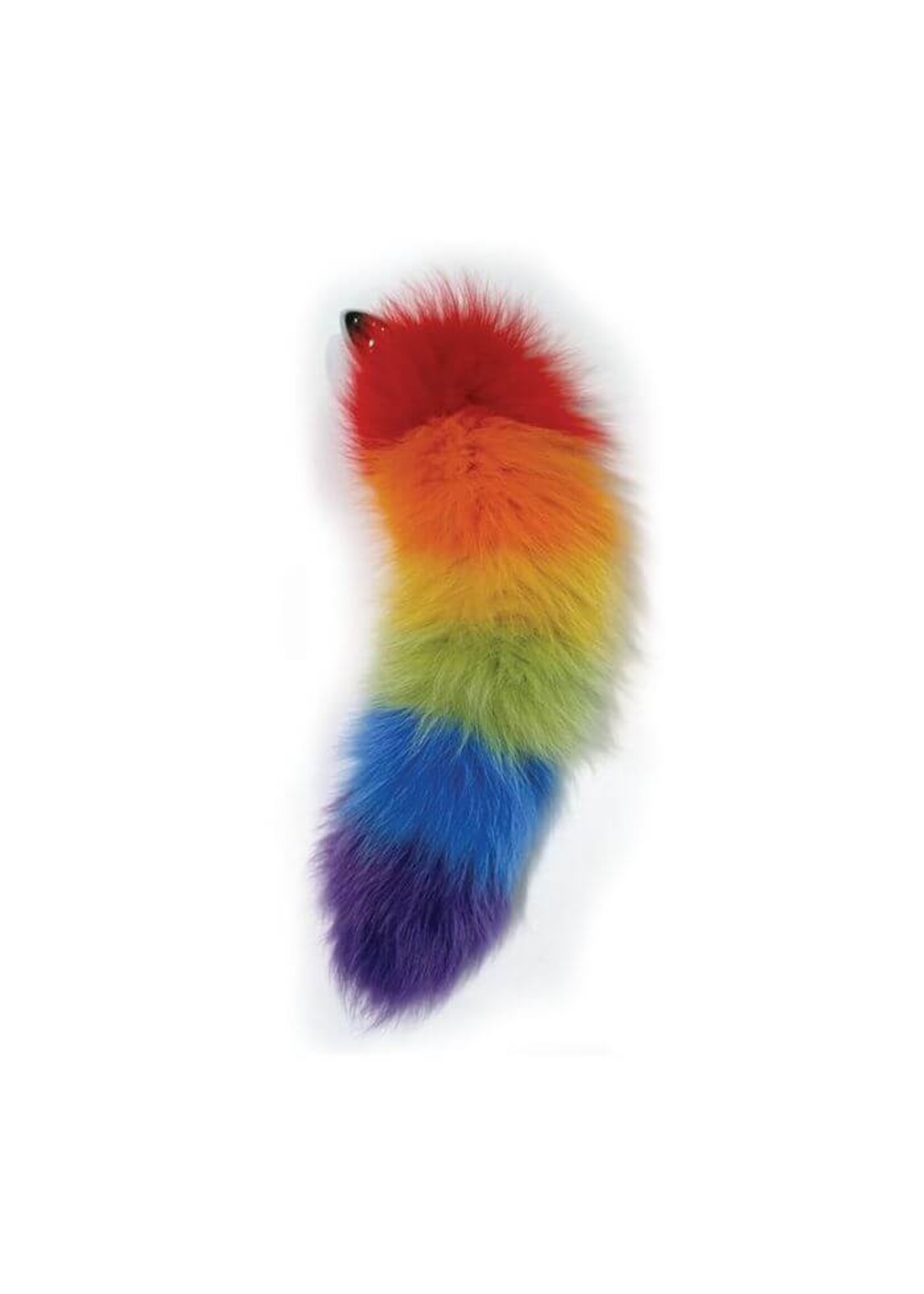 Rainbow Foxy Tail Butt Plug