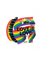 Love Is Love Rainbow Style Caution Party Tape