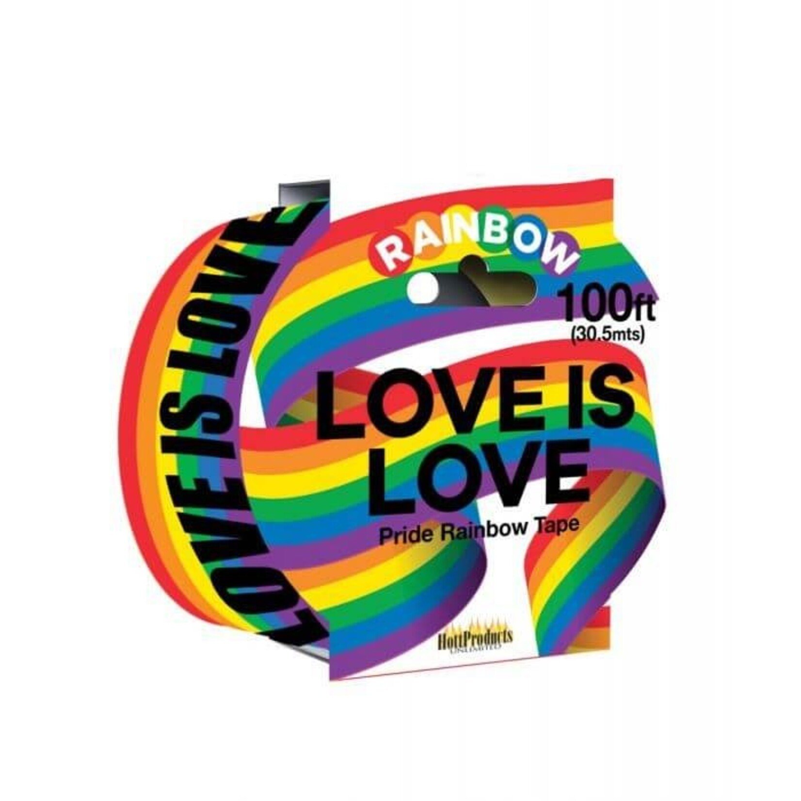 Love Is Love Rainbow Style Caution Party Tape