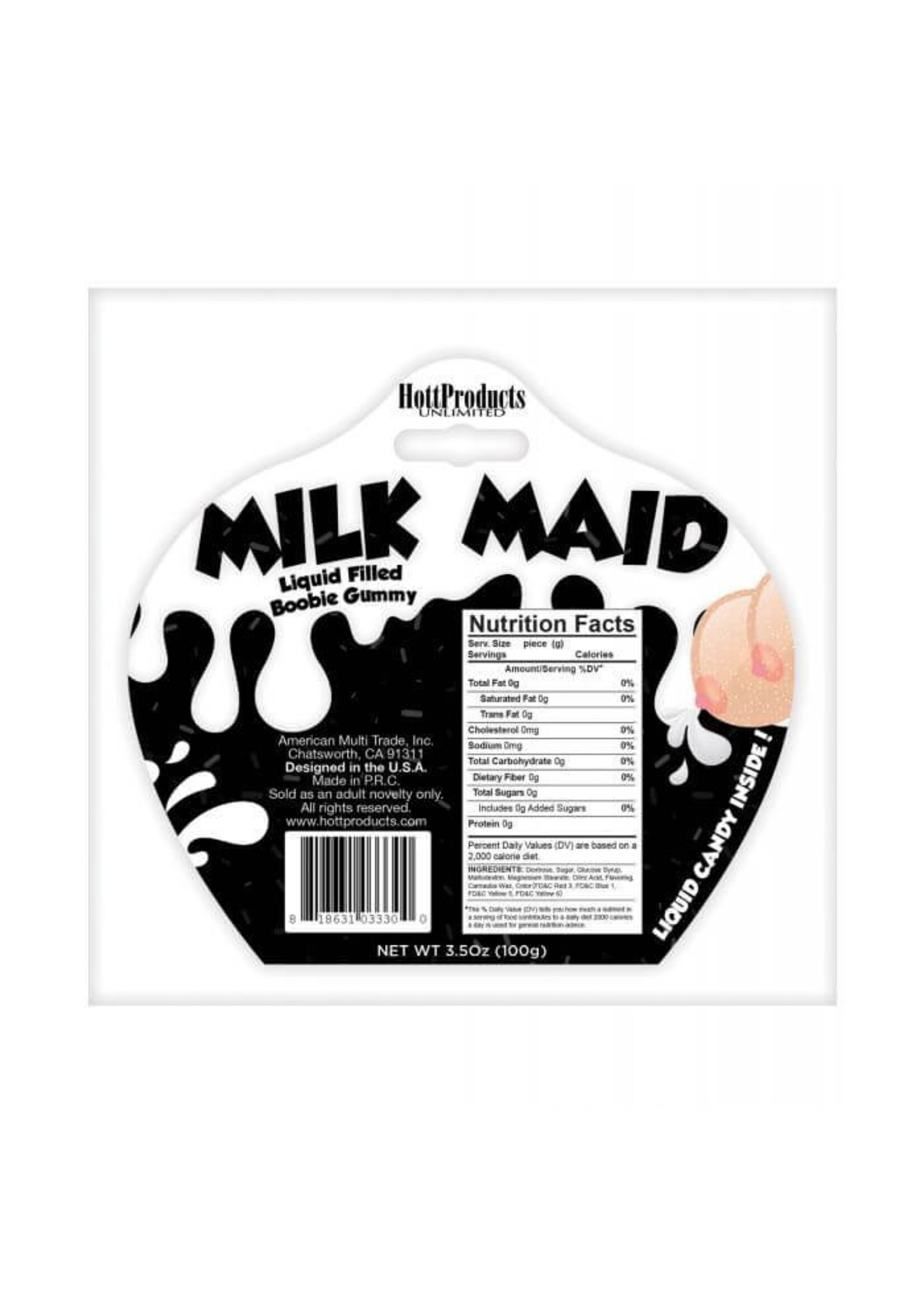 Milk Maid Liquid Filled Boobie Gummy