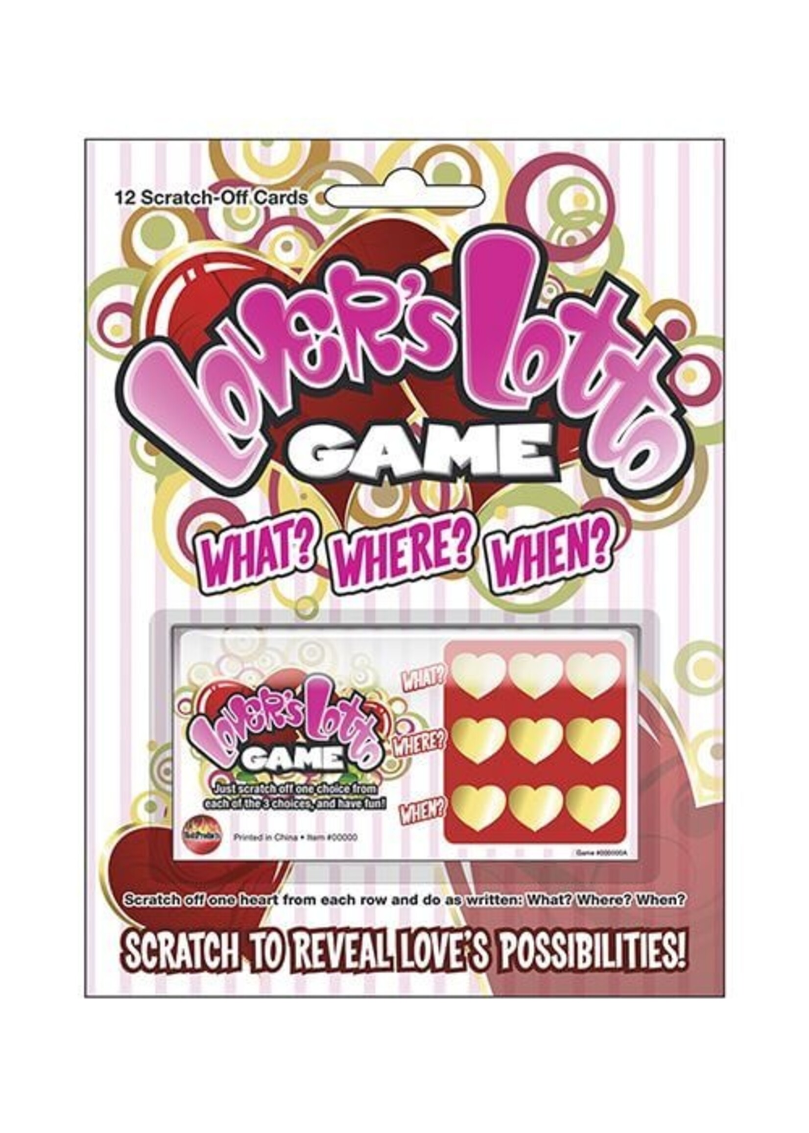 Lovers Lotto Game Scratch & Play Sex Game