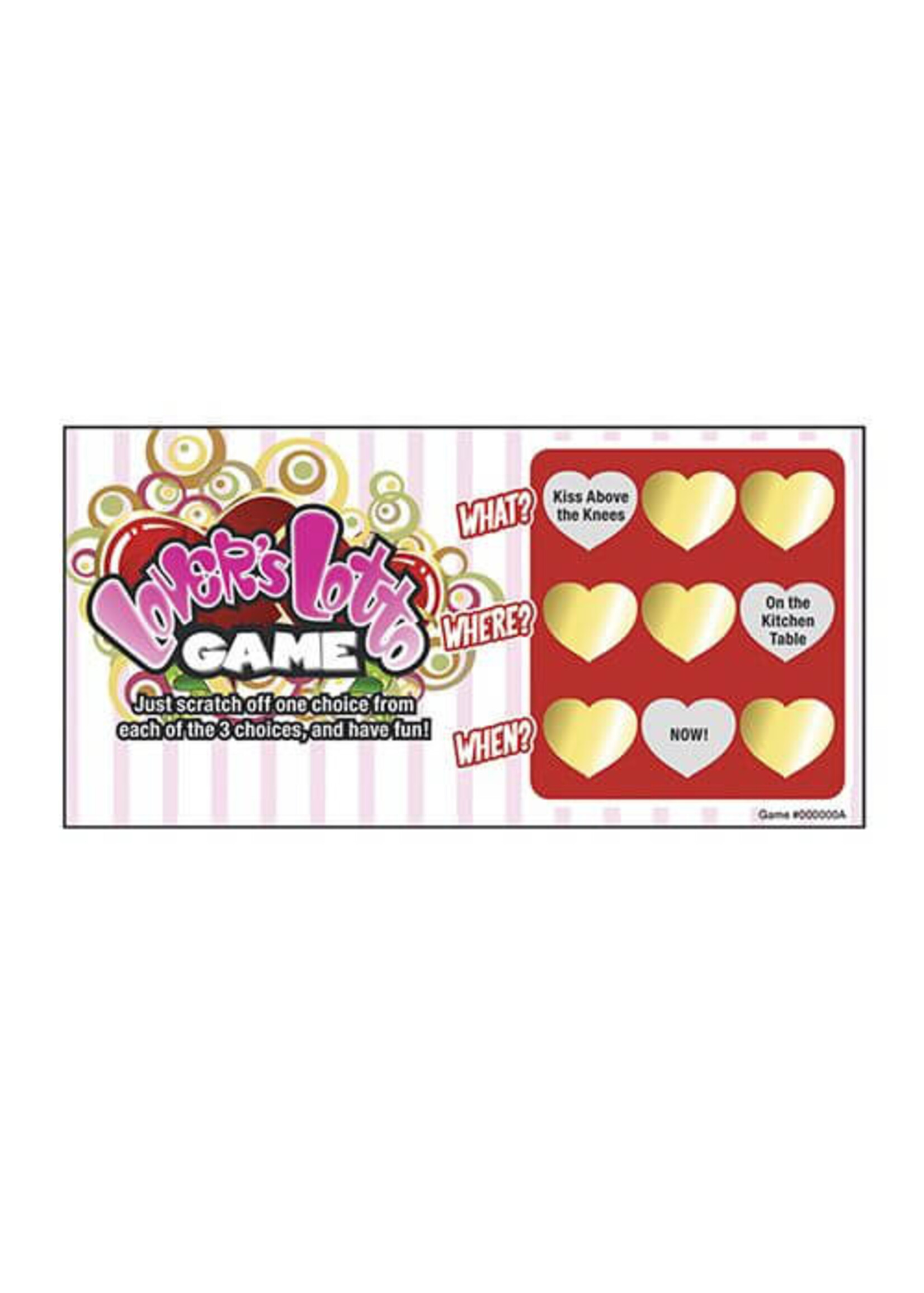 Lovers Lotto Game Scratch & Play Sex Game
